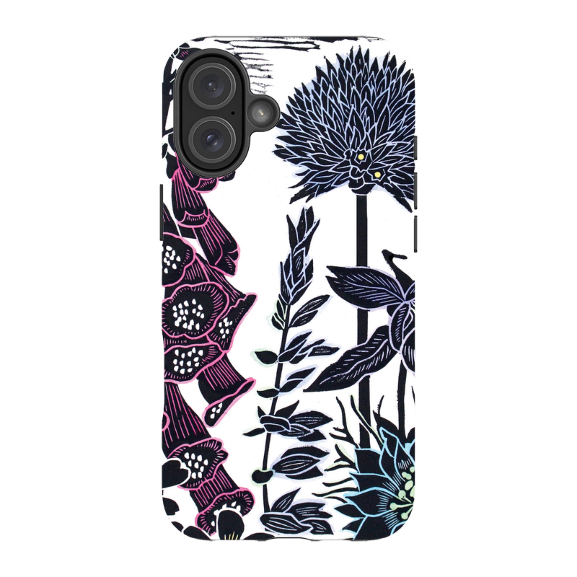 iPhone Tough Case - Foxgloves By Kate Heiss