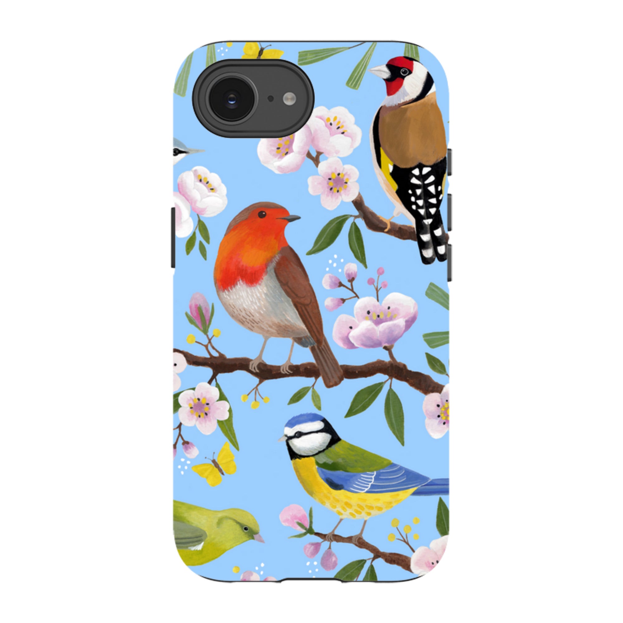 iPhone Tough Case - Garden Birds By Bex Parkin
