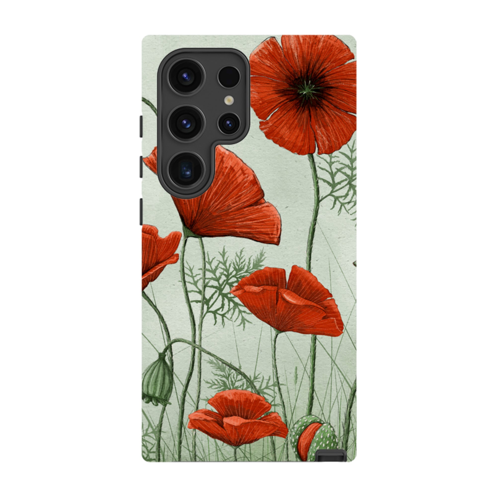Samsung Tough  Case - Poppies By Maja Lindberg
