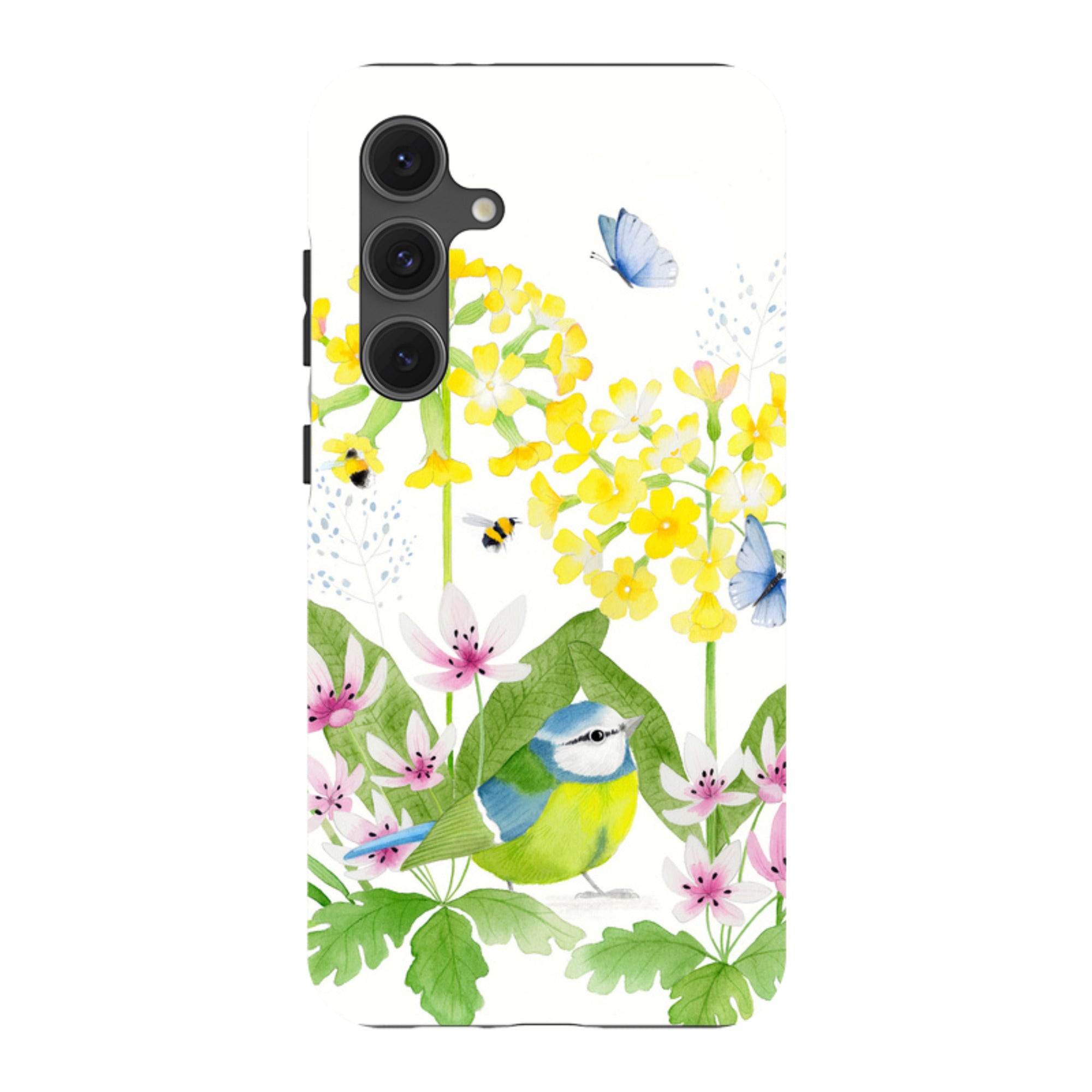 Samsung Tough Case - Blue Tit Garden By Bex Parkin