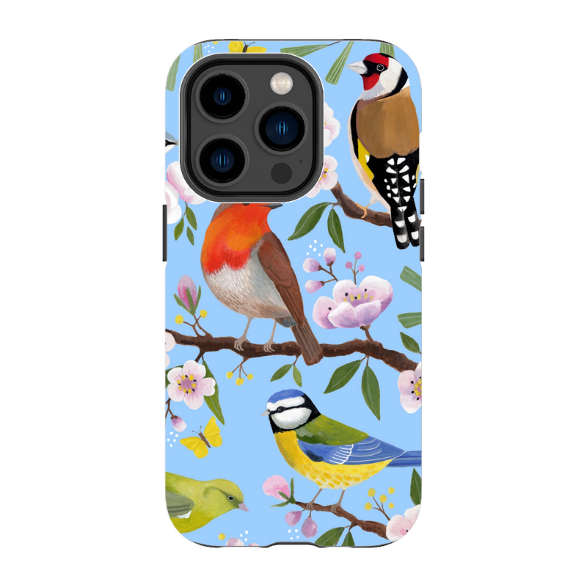 iPhone Tough Case - Garden Birds By Bex Parkin