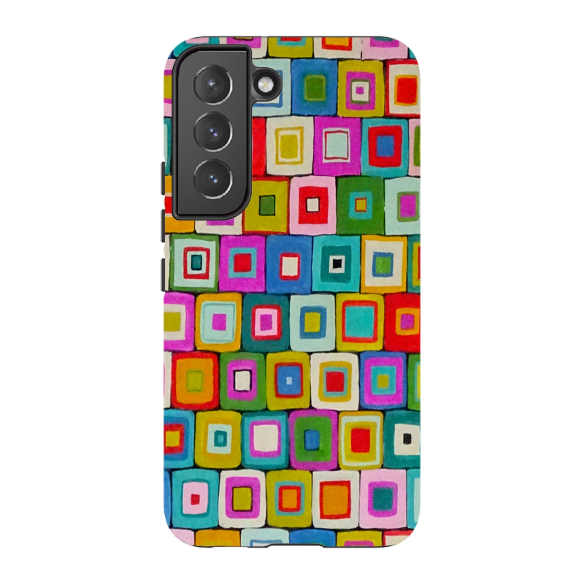 Samsung Tough Case - Atelier Blanket Squares Bright By Sarah Campbell