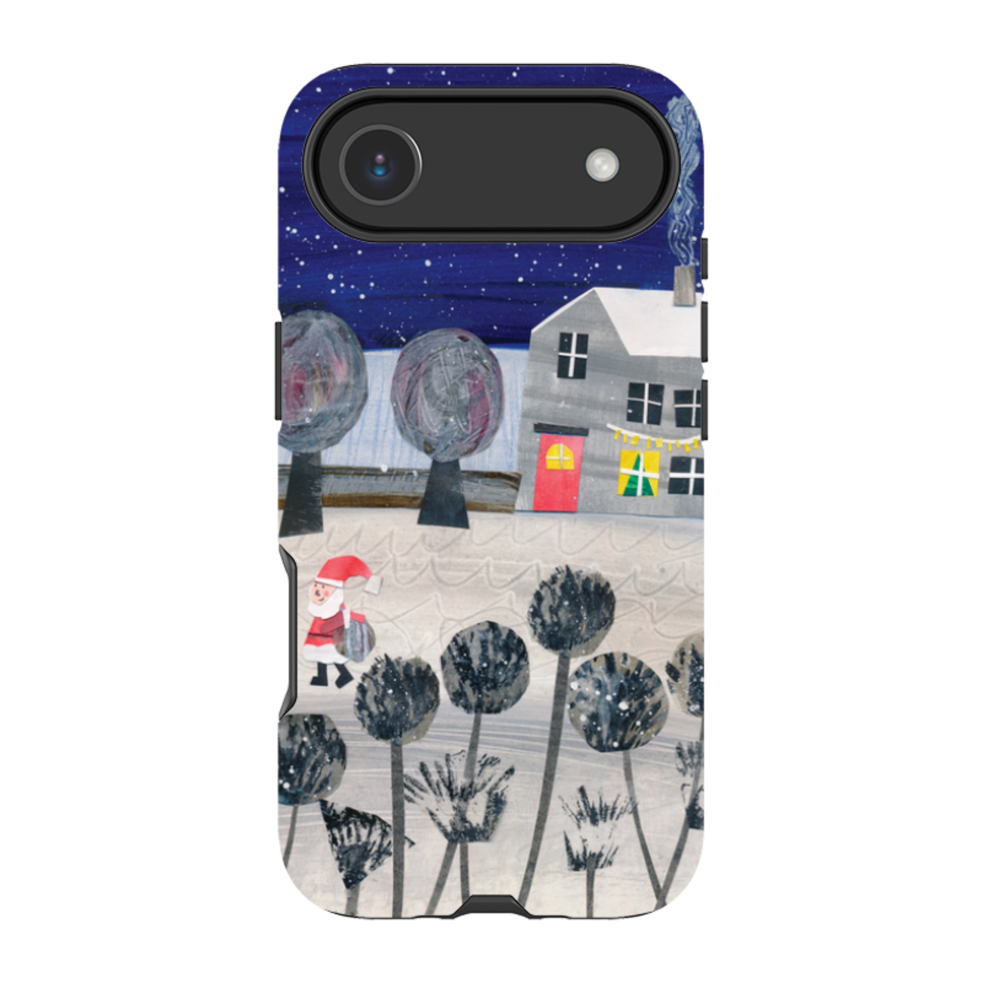 iPhone Tough Case - Santa By Tracey English