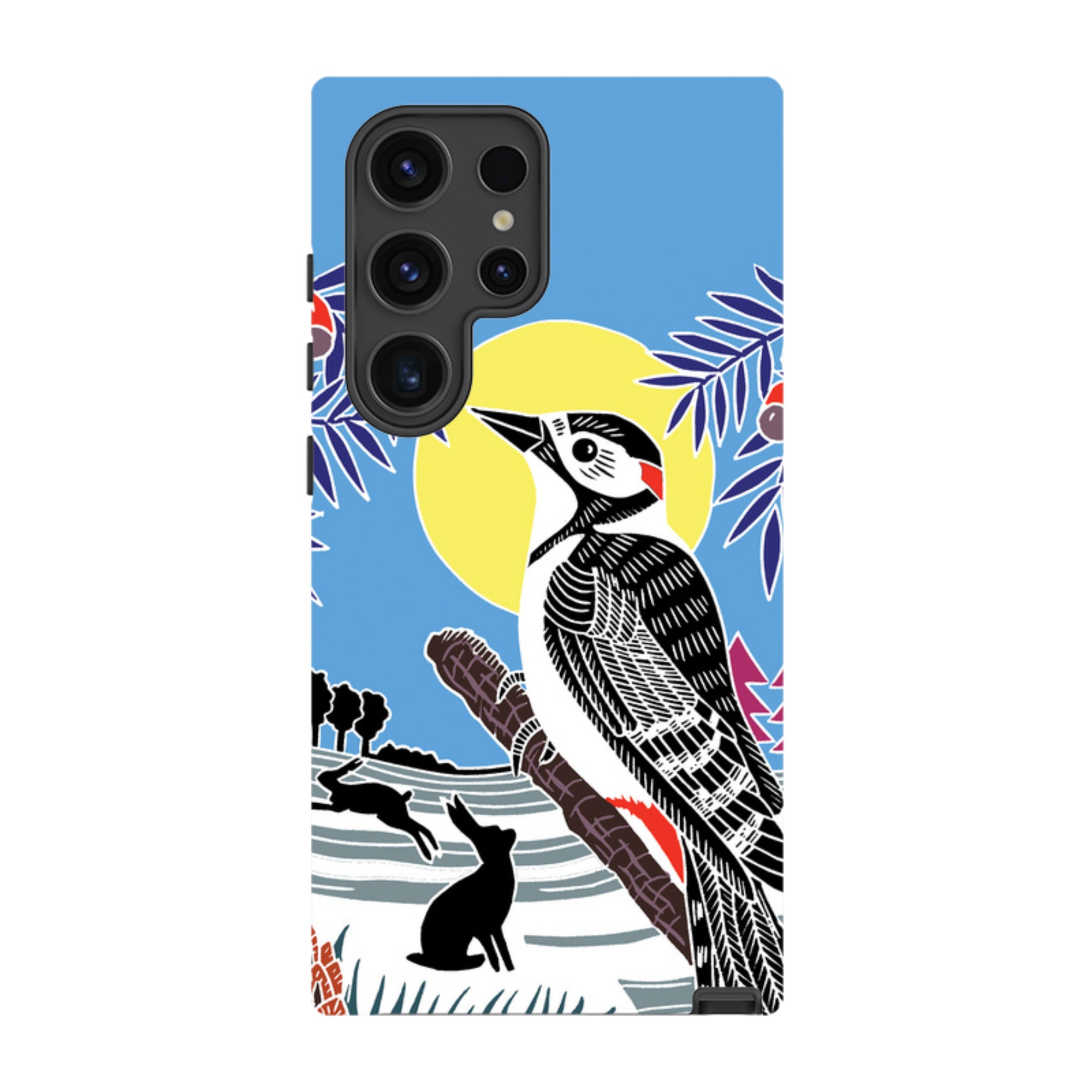 Samsung Tough Case - Woodpecker Yellow By Kate Heiss