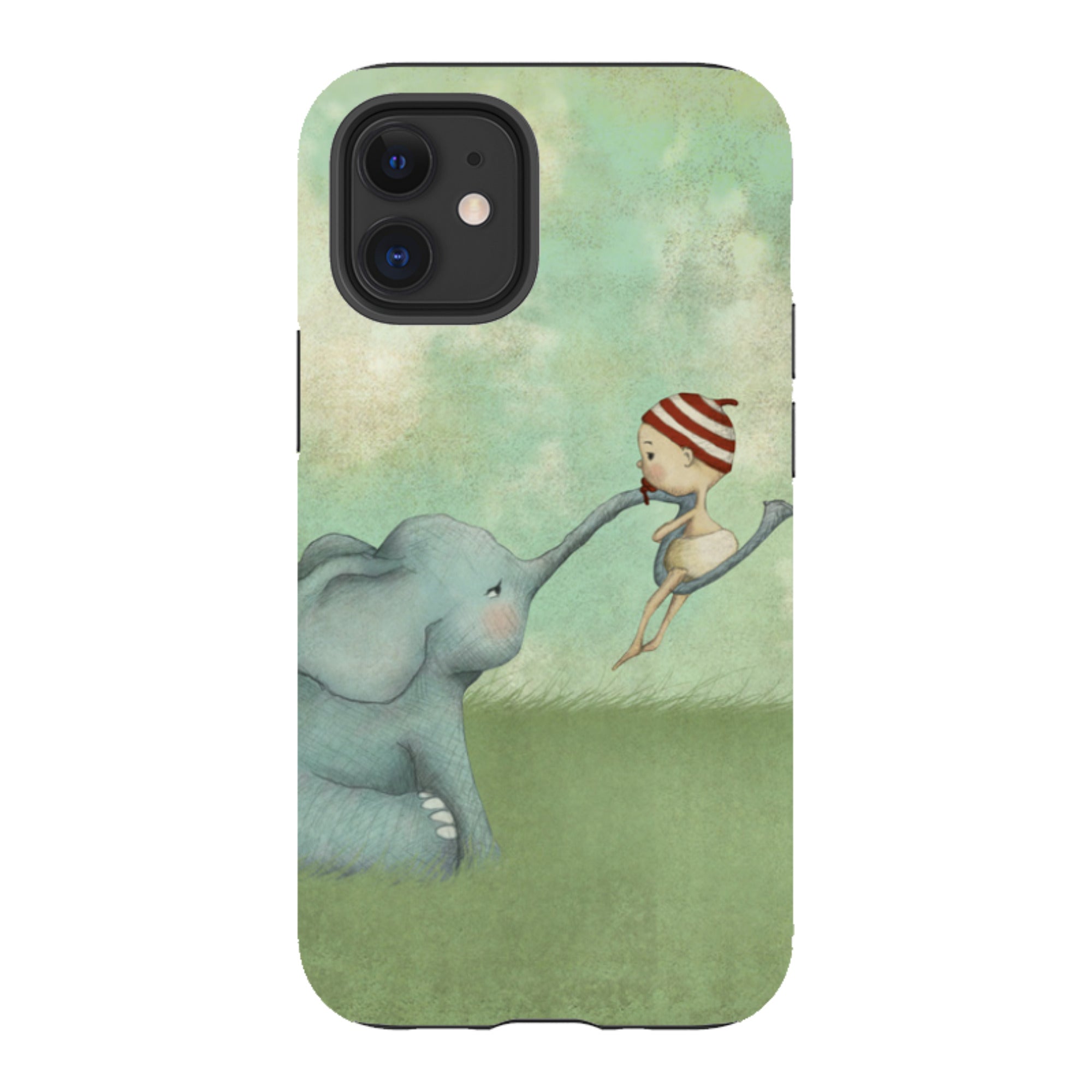 iPhone Tough Case - Elephant Baby By Maja Lindberg