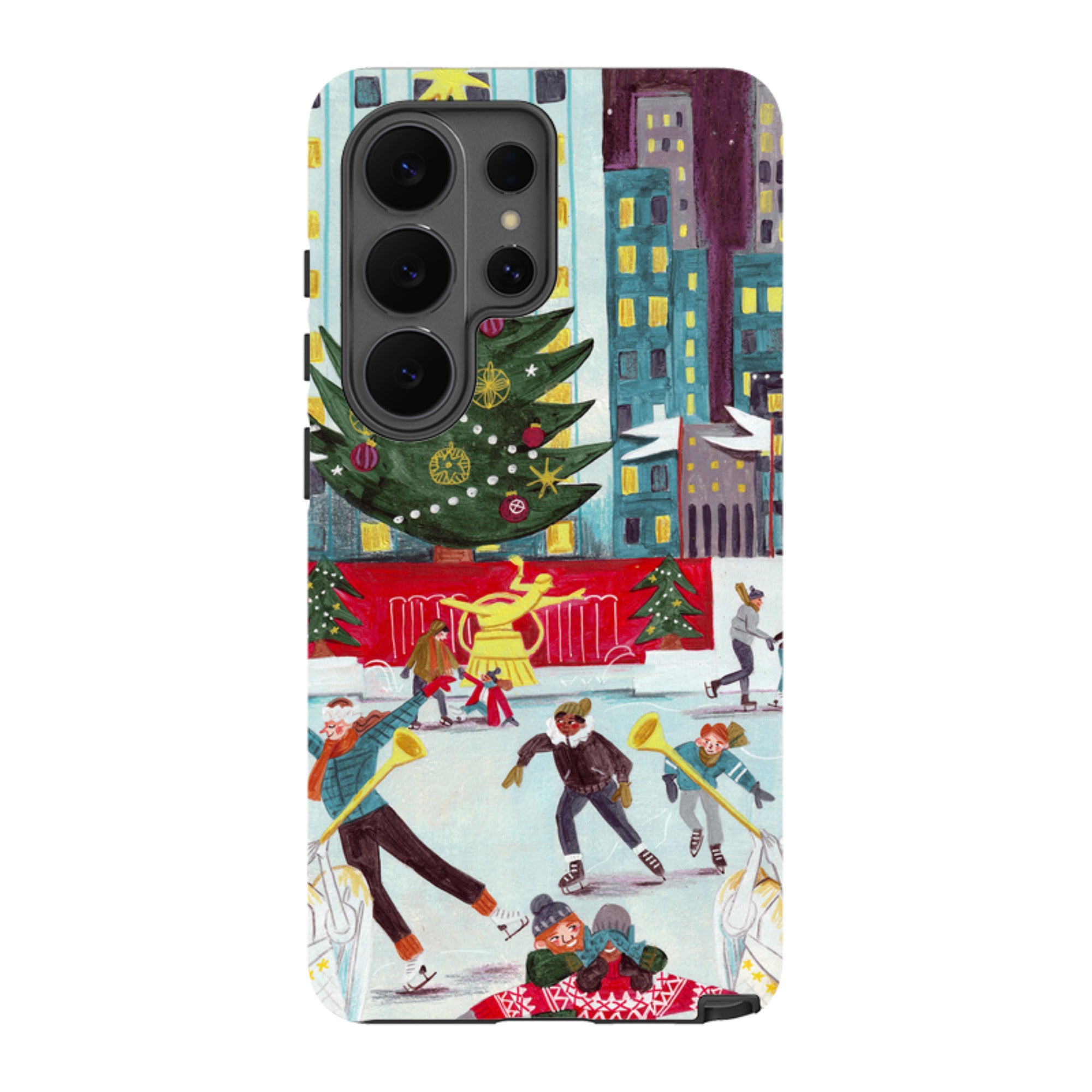 Samsung Tough Case - Xmas In New York By Caroline Bonne Muller