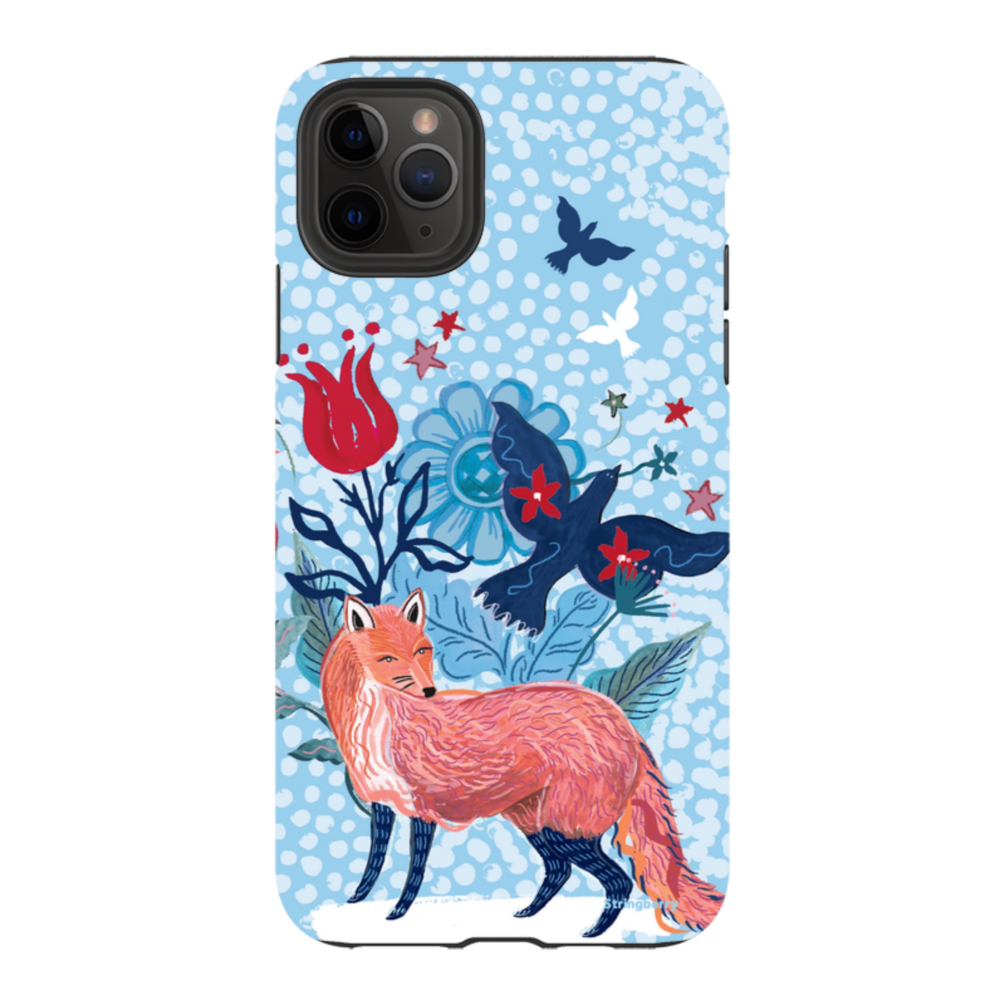 iPhone Tough Case - Fox By Emma Frances Grant