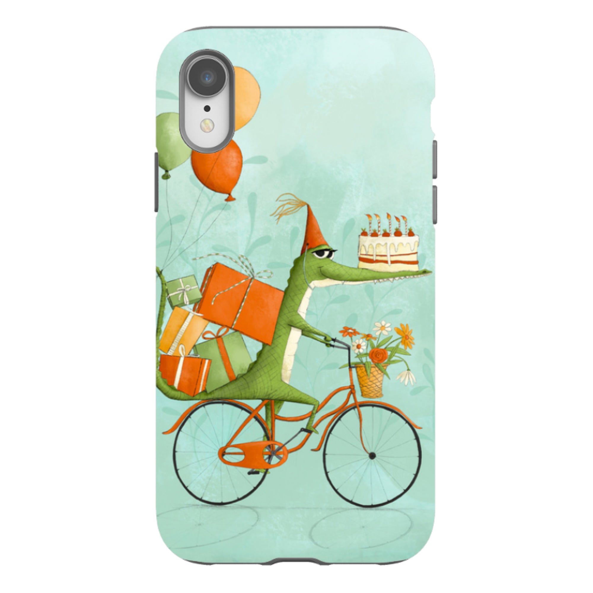 iPhone Tough Case - Happy Croc By Maja Lindberg