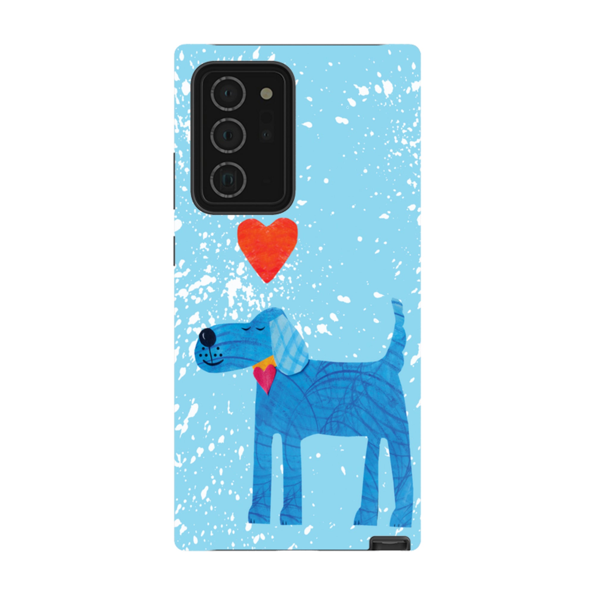 Samsung Tough Case - Blue Dog By Tracey English