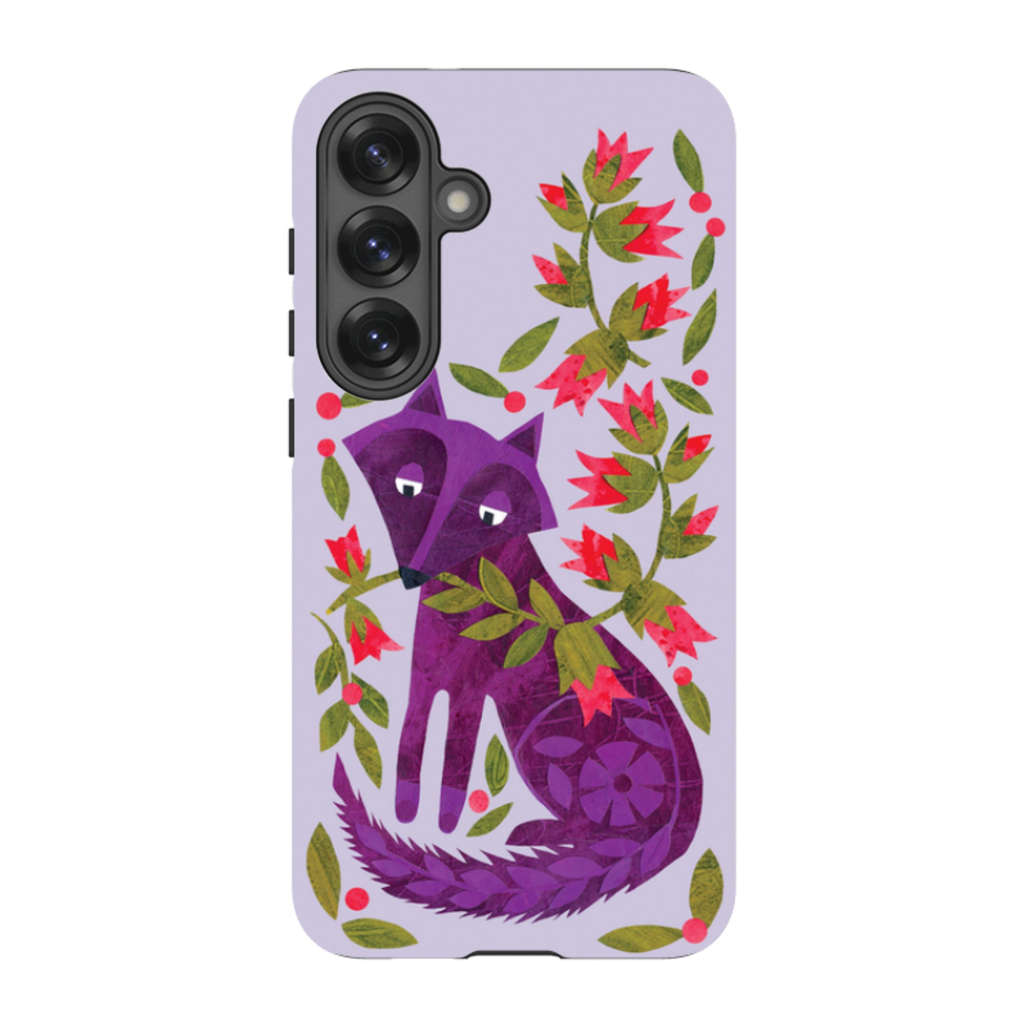 Samsung Tough Case - Purple Foxie By Tracey English