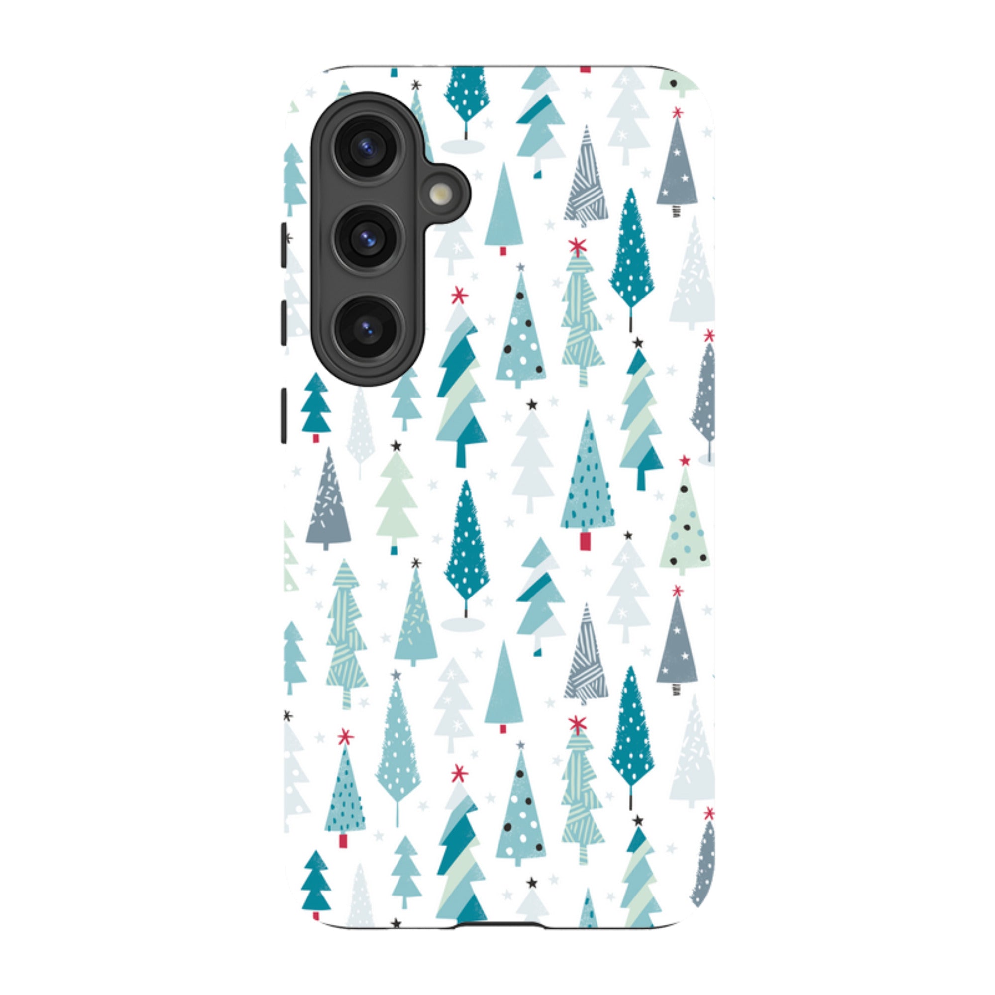 Samsung Tough Case - Little Xmas Trees By Ali Brookes