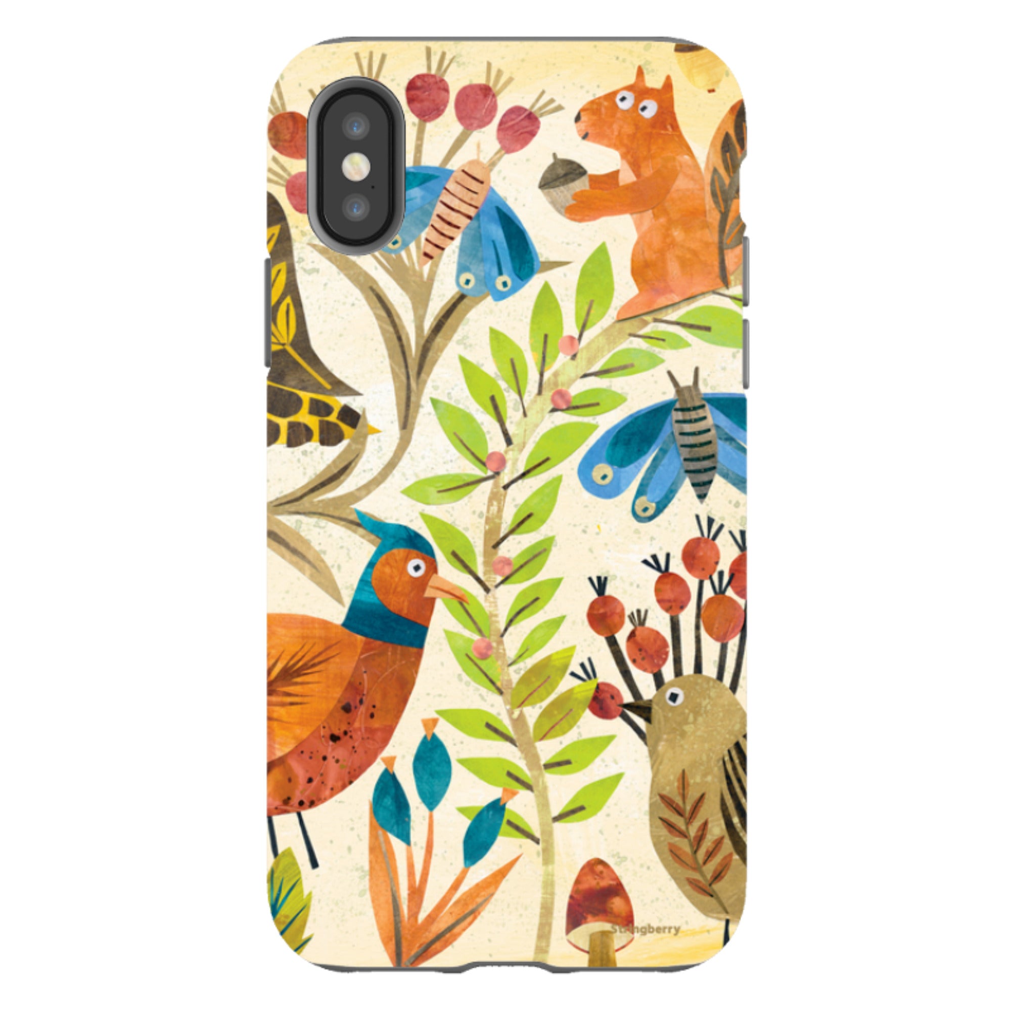 iPhone Tough Case - Woodland Friends By Tracey English