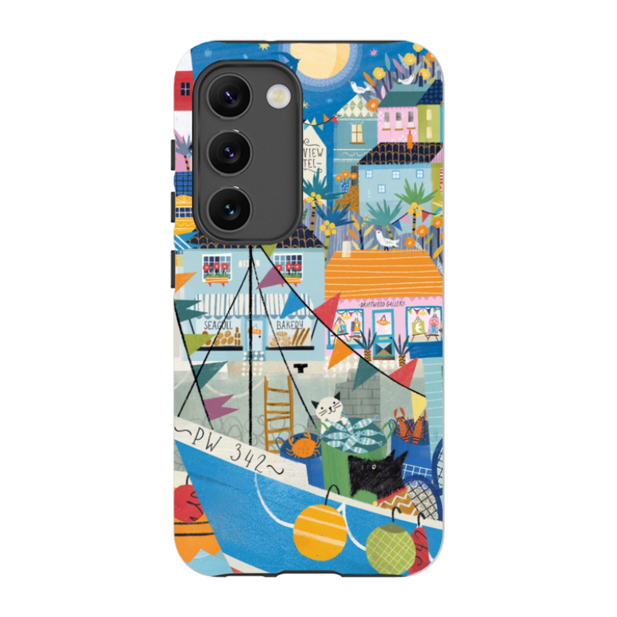 Samsung Tough  Case - Night Harbour 2 By Ali Brookes