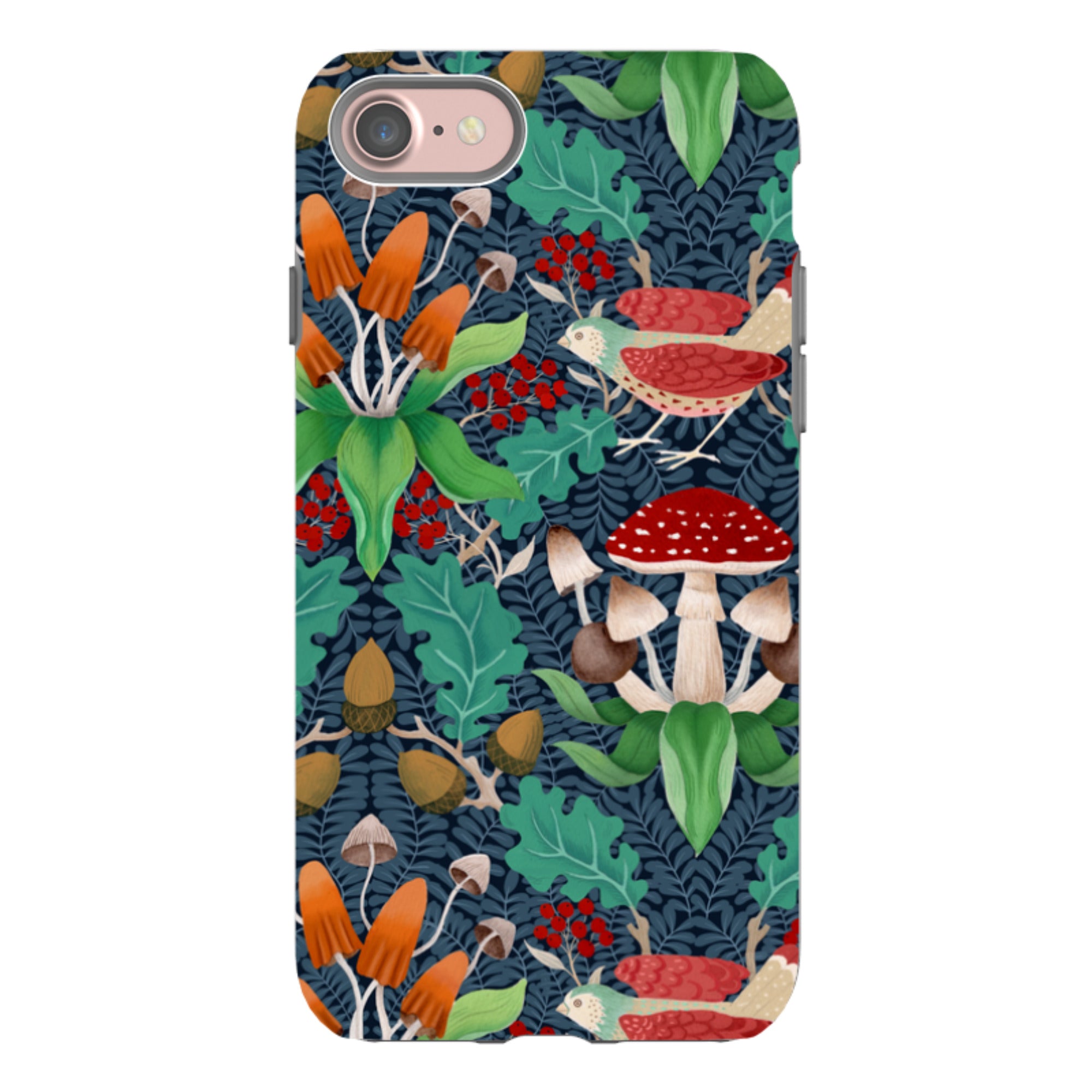iPhone Tough Case - Mushrooms By Bex Parkin