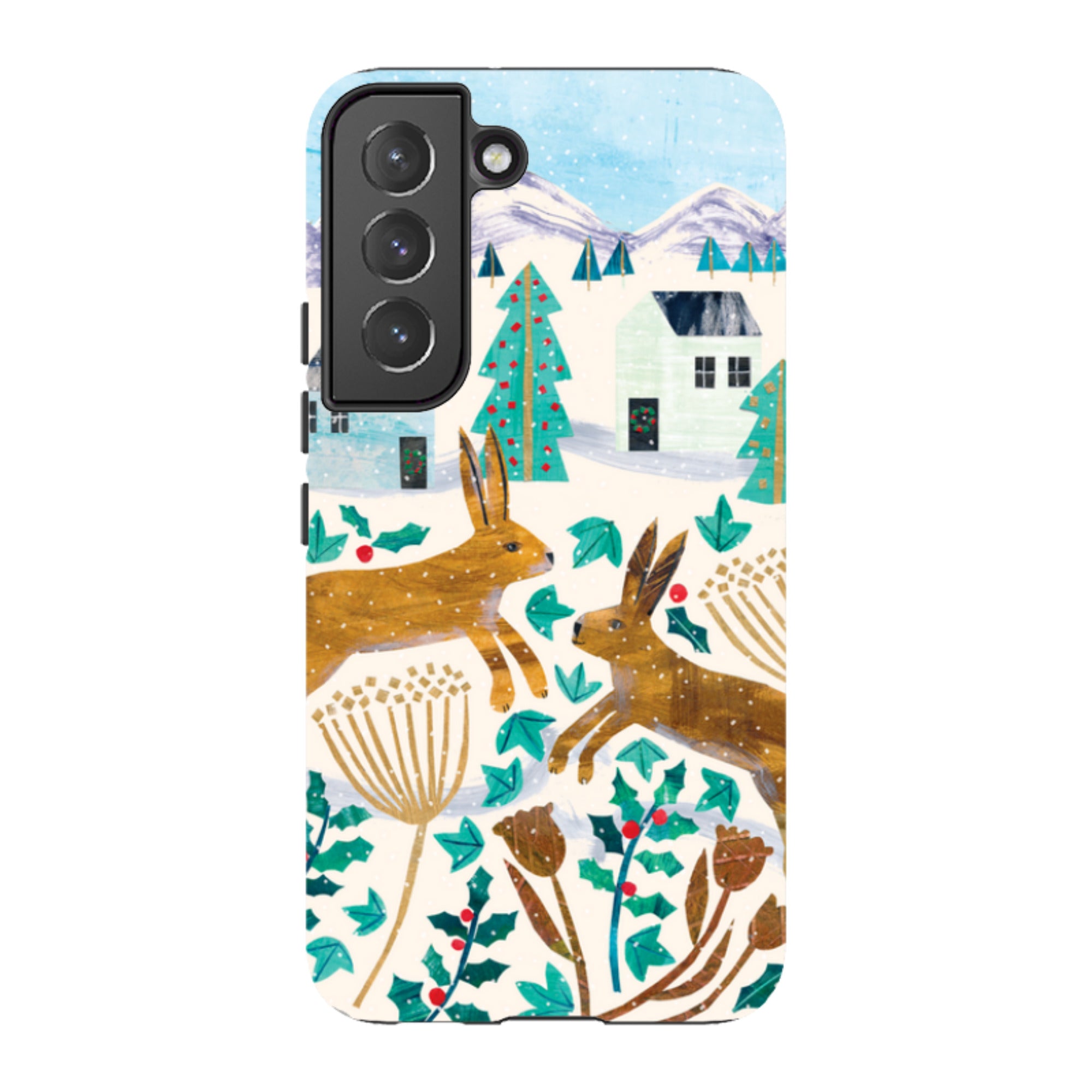 Samsung Tough Case - Xmas Hare By Tracey English