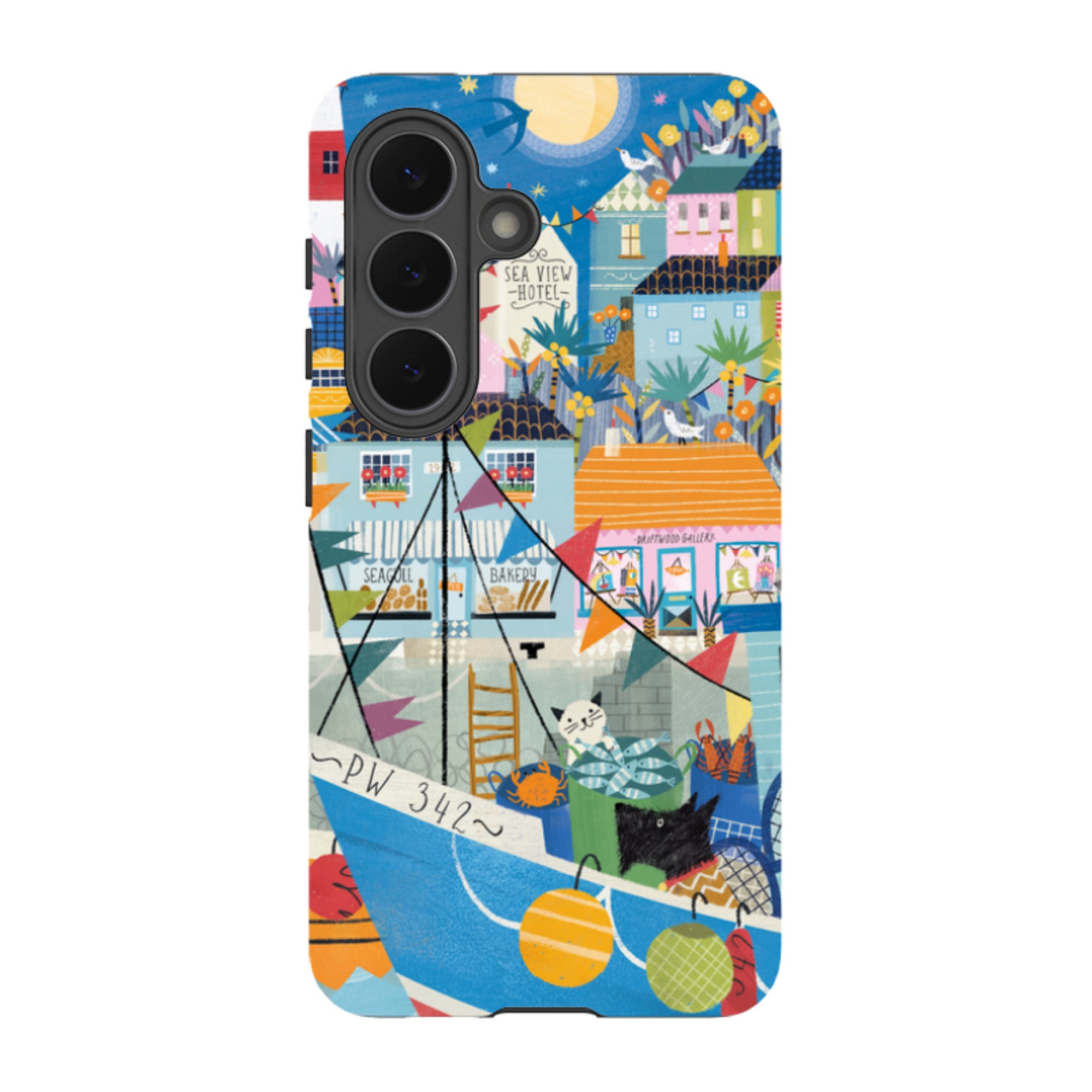 Samsung Tough  Case - Night Harbour 2 By Ali Brookes