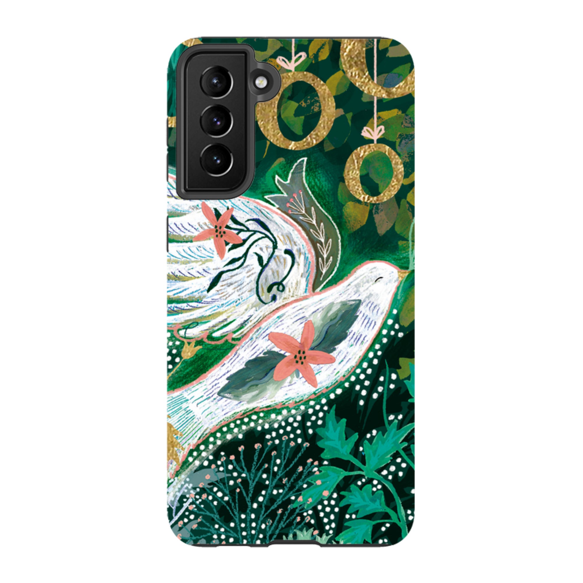 Samsung Tough Case - Gold Rings By Emma Frances Grant