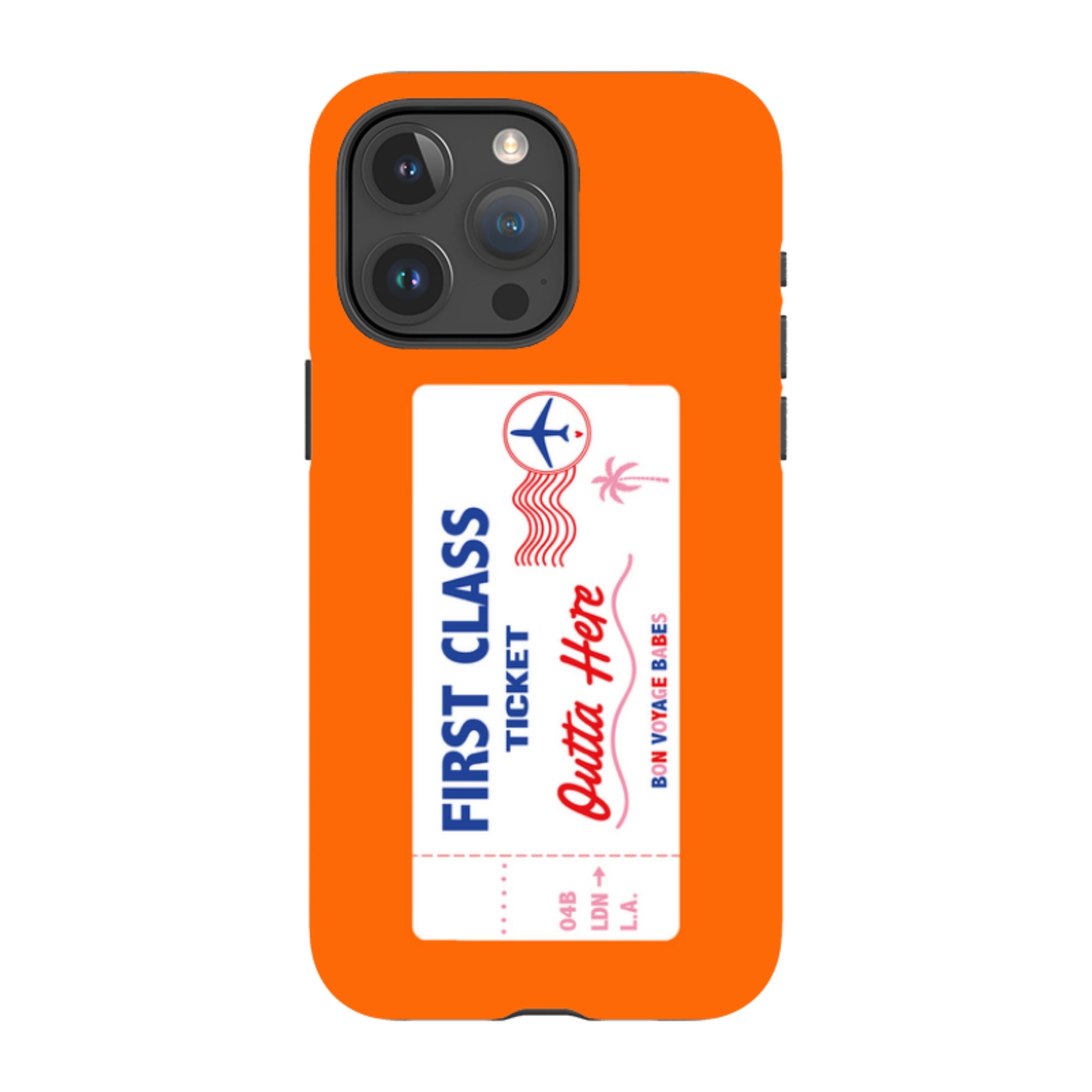 iPhone Tough Case - First Class Orange