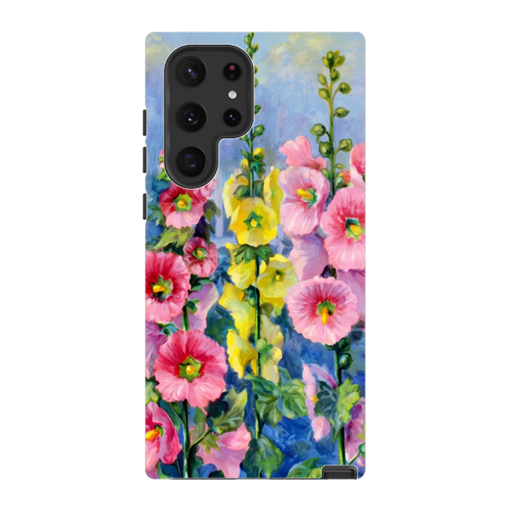 Samsung Tough Case - Hollyhock Garden
