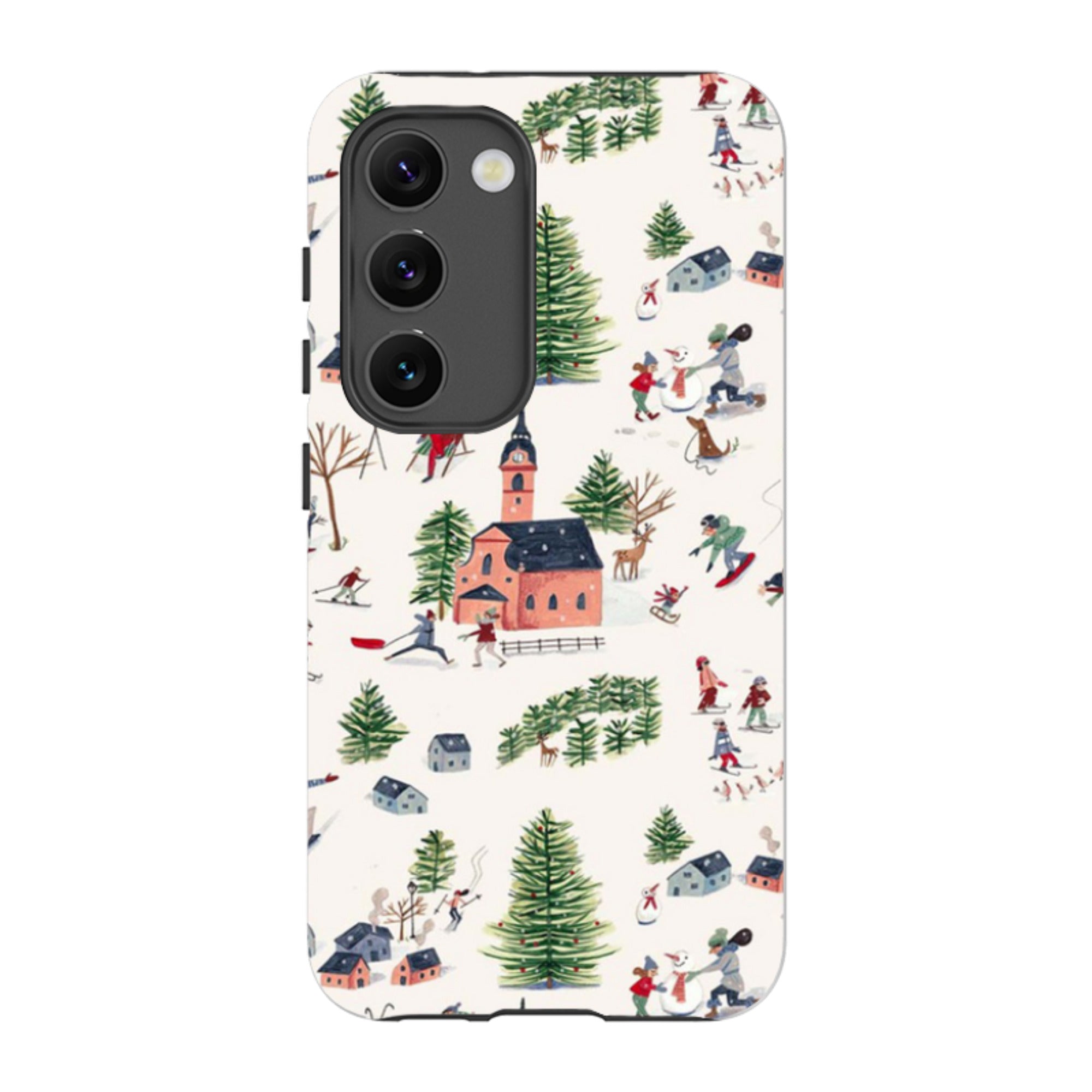 Samsung Tough Case - Skiing By Caroline Bonne Muller
