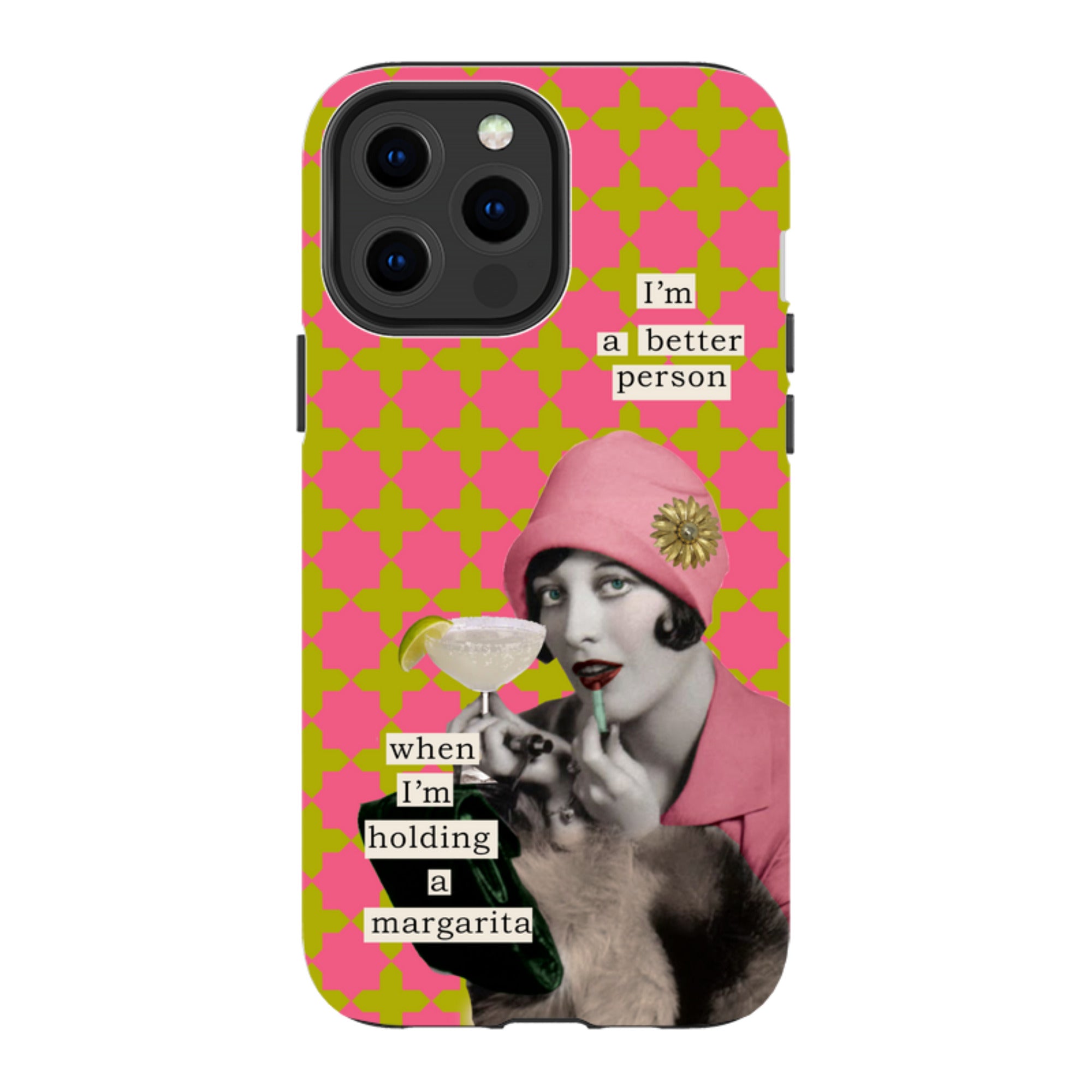 iPhone Tough Case - I'm A Better Person By Clare Jordan