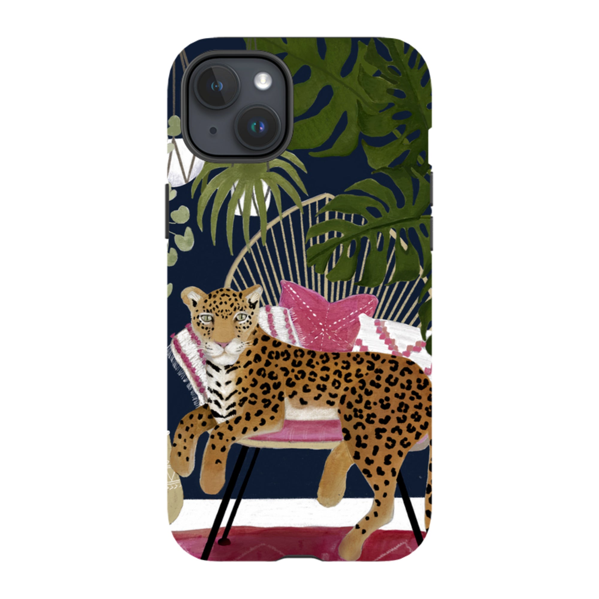 iPhone Tough Case - Boho Leopard By Bex Parkin