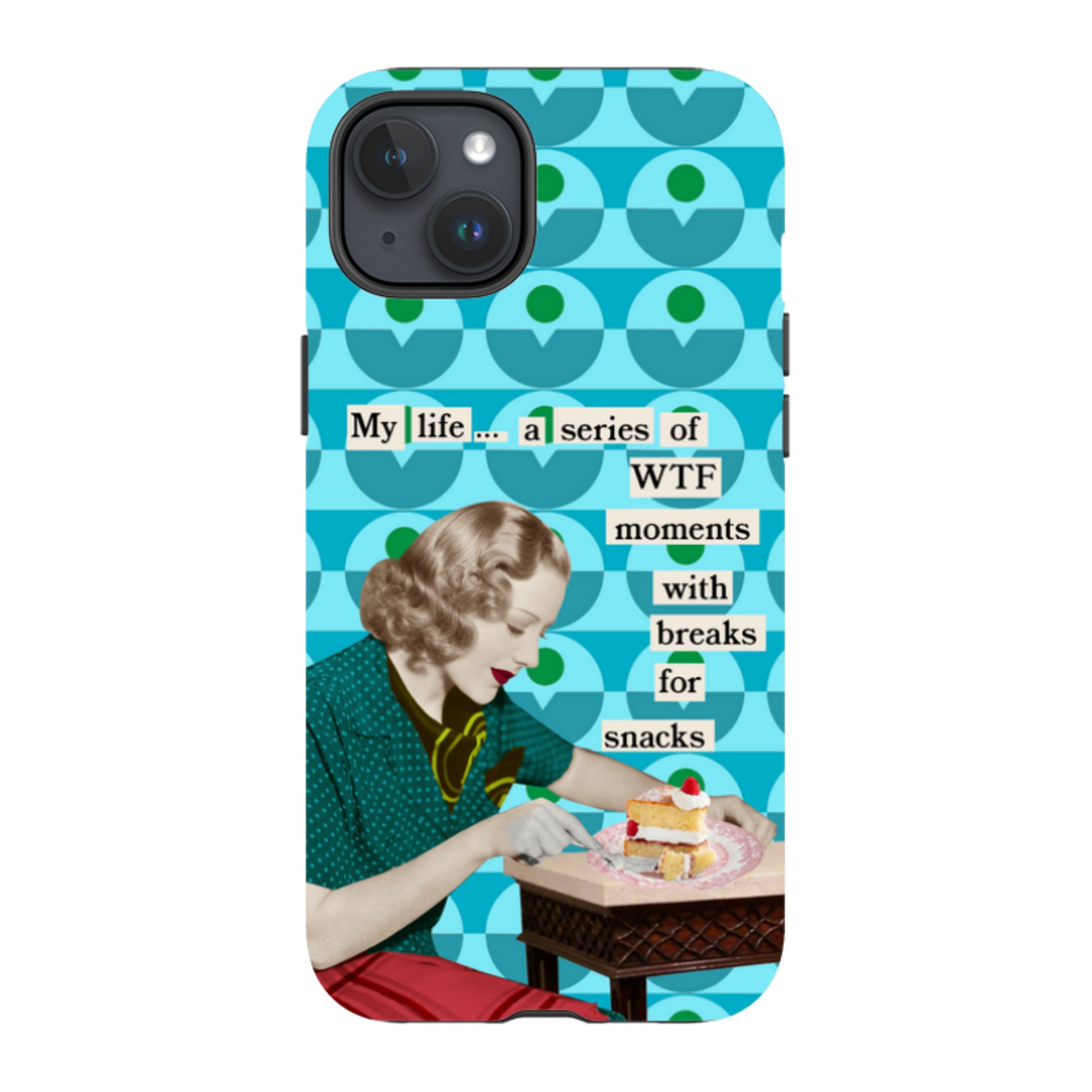 iPhone Tough Case - WTF By Clare Jordan