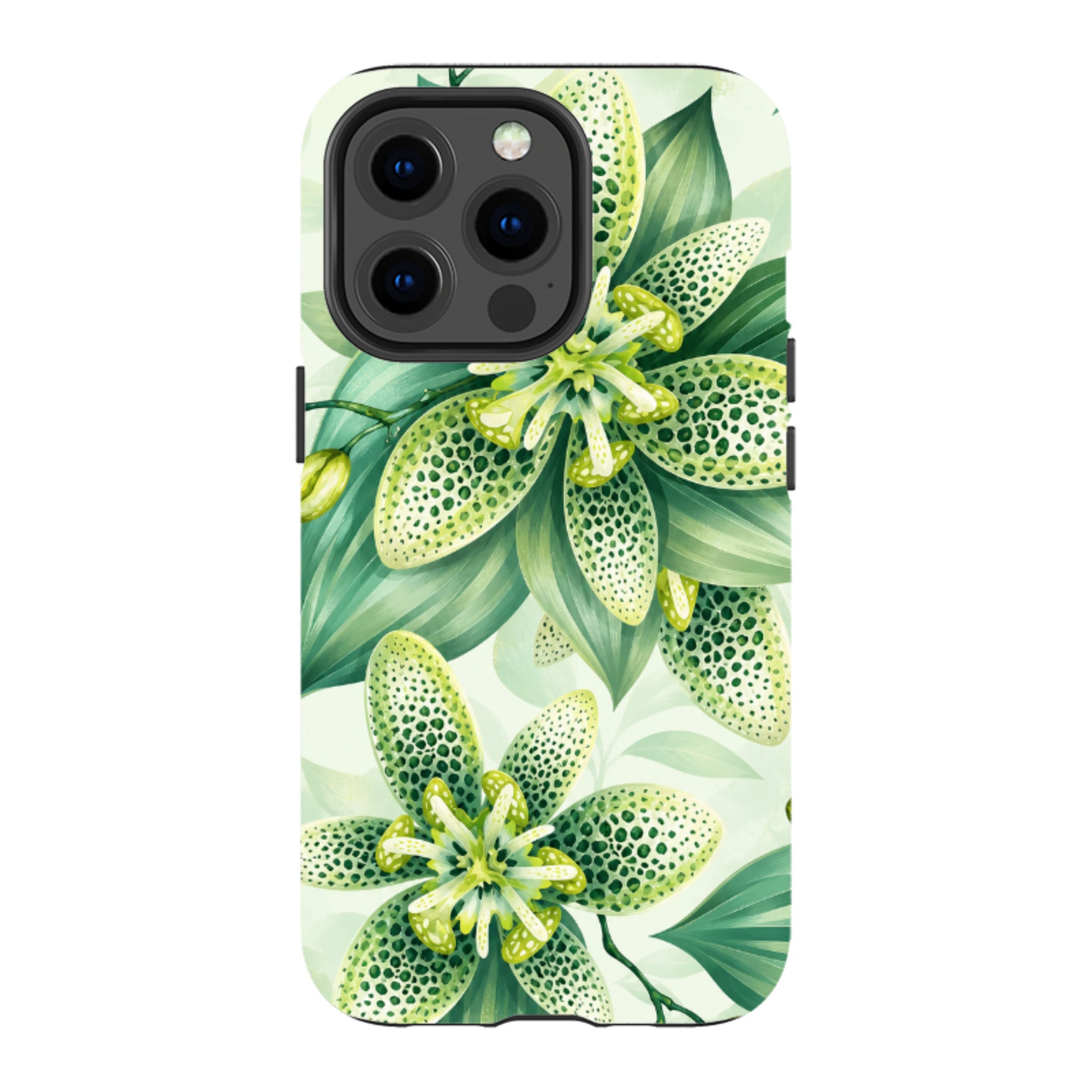 iPhone MagSafe Tough Case - Sage Green Lily