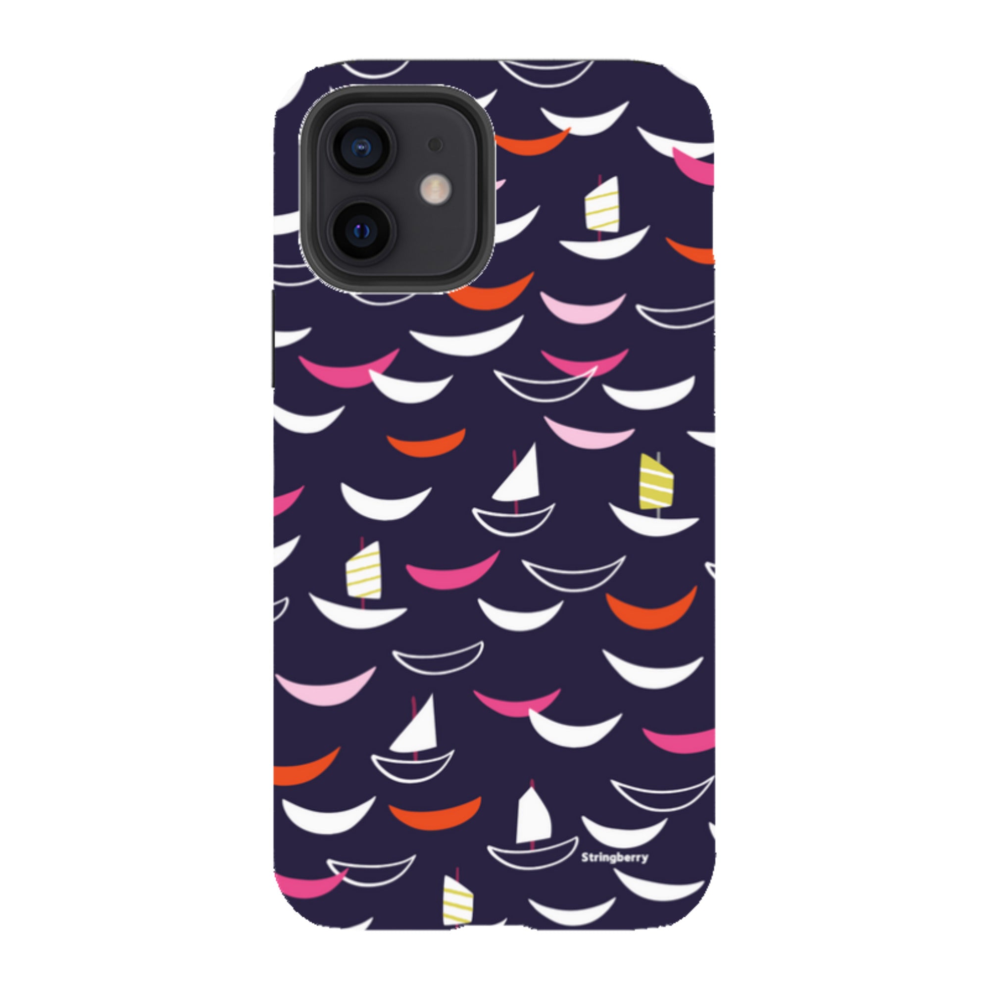 iPhone Tough Case - Little Boats By Ali Brookes