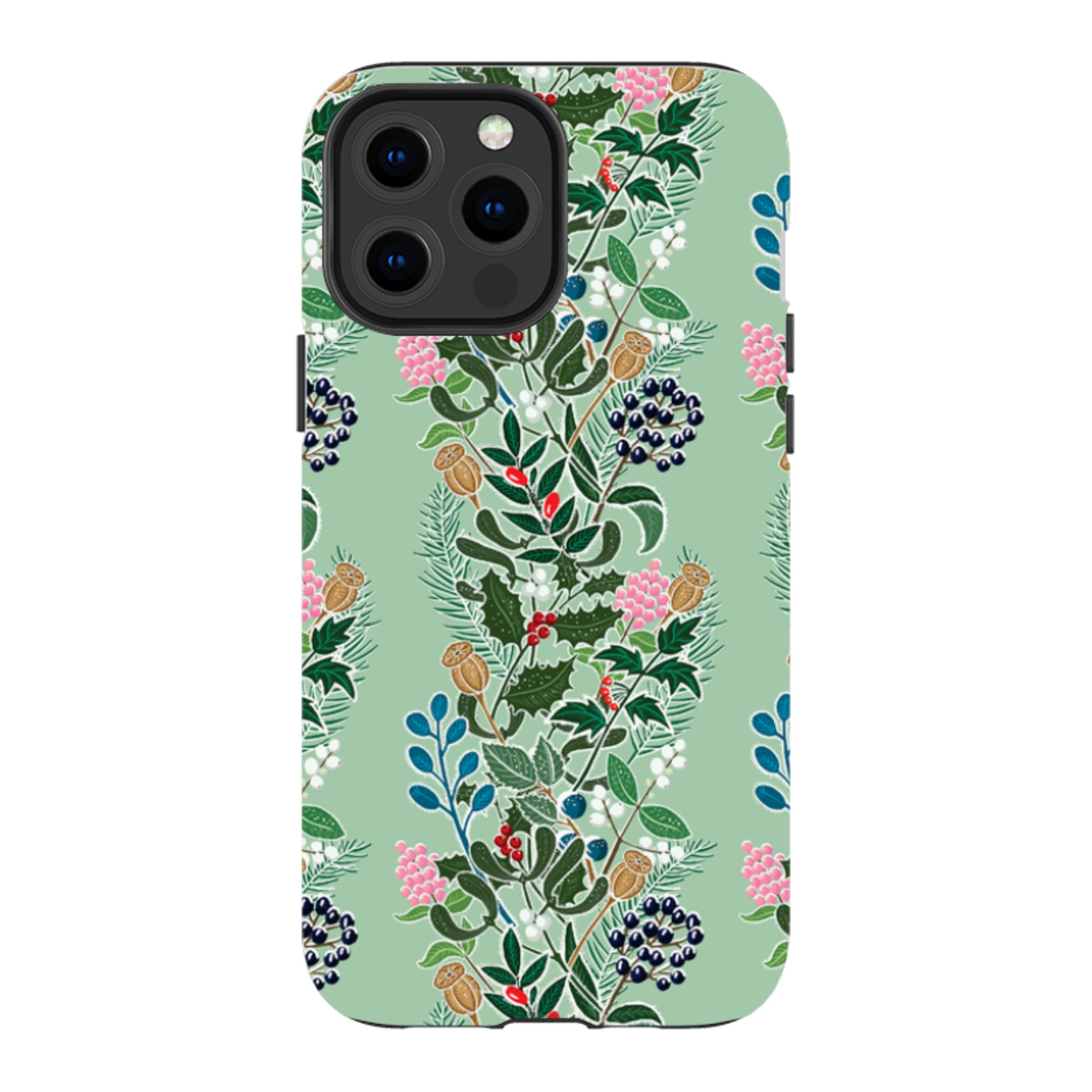 iPhone Tough Case - Winter Hedge-1 By kate Heiss
