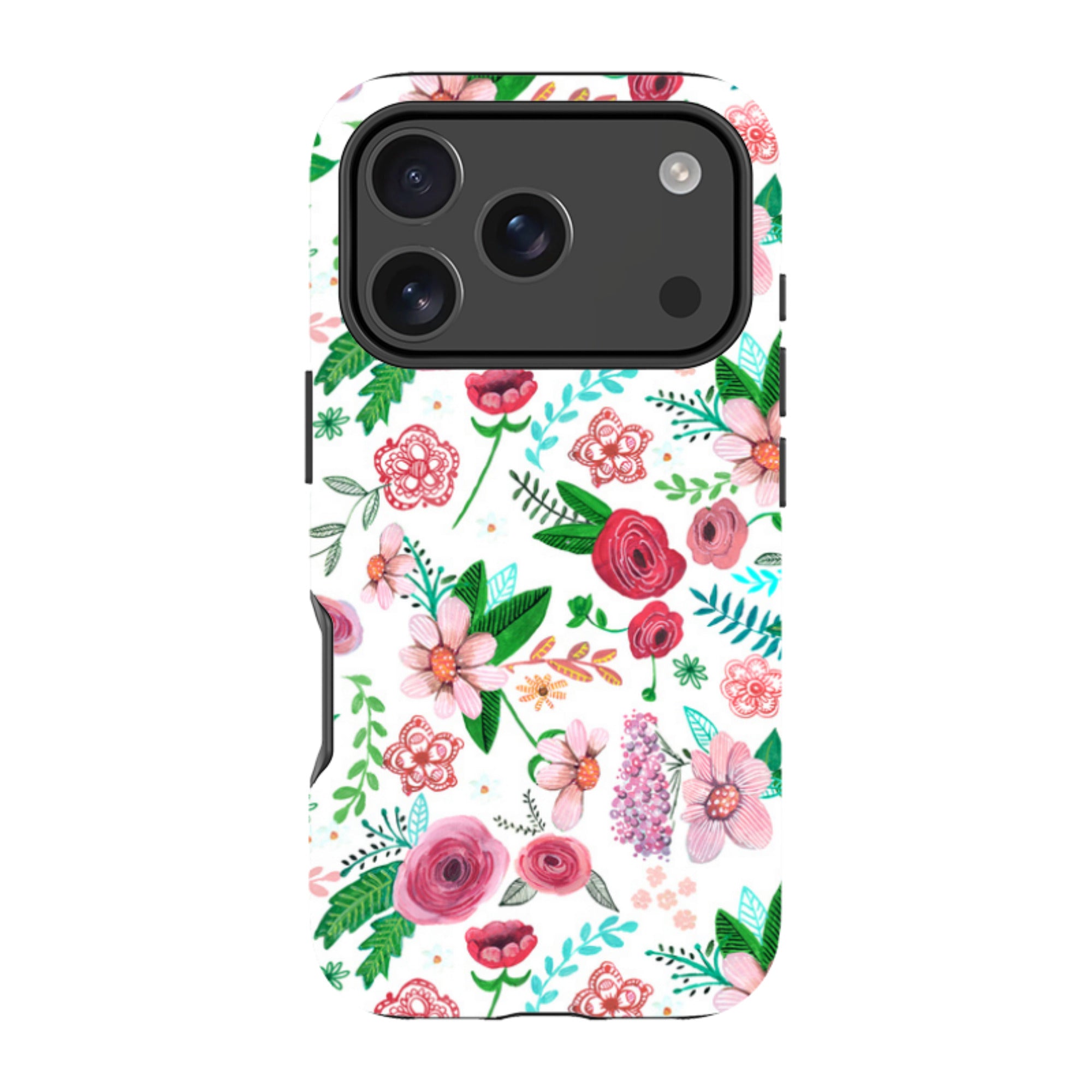iPhone Tough Case - White Floral By Caroline Bonne Muller