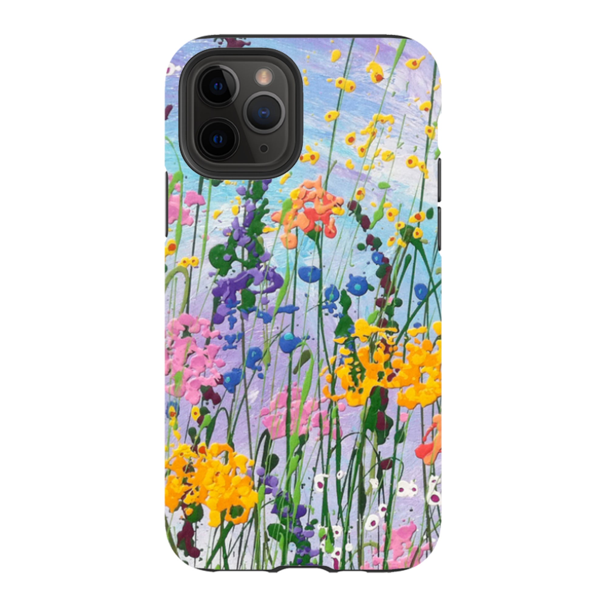 iPhone Tough Case - Wildflowers At Play By Linda Calvert Jacobson