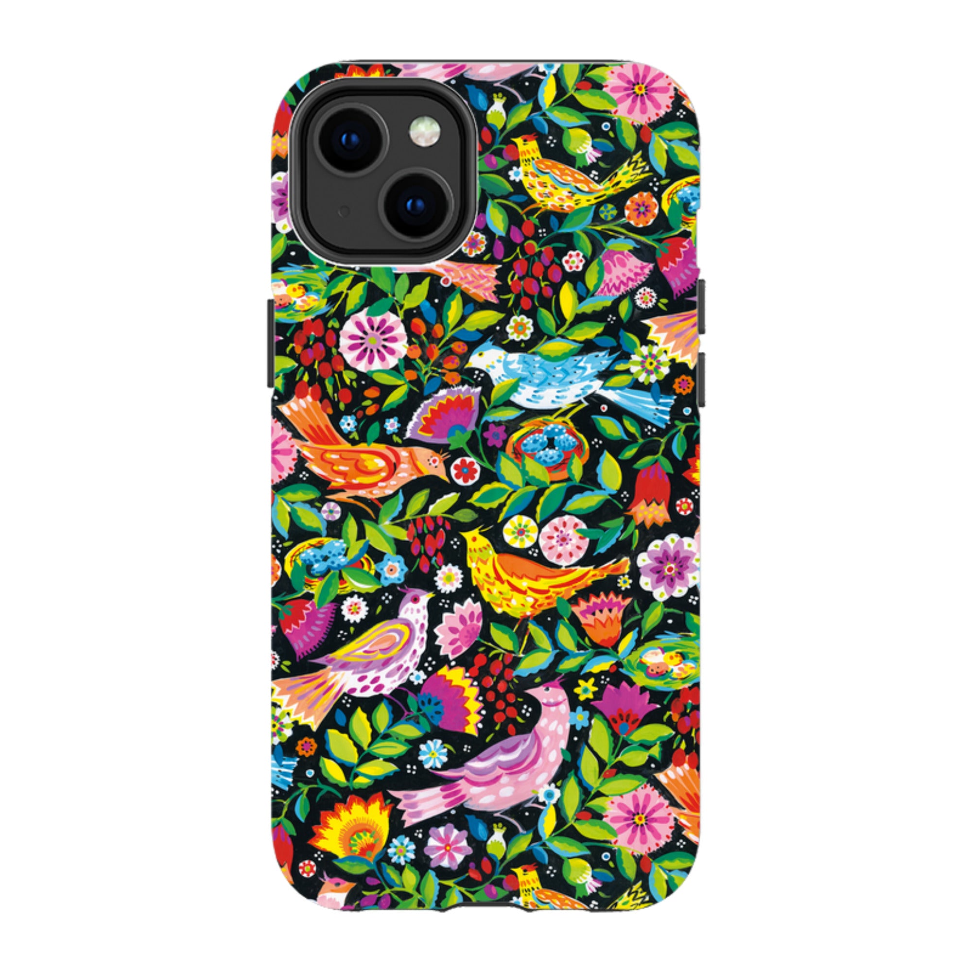 iPhone MagSafe Tough Case -  Folk Birds By Sarah Campbell