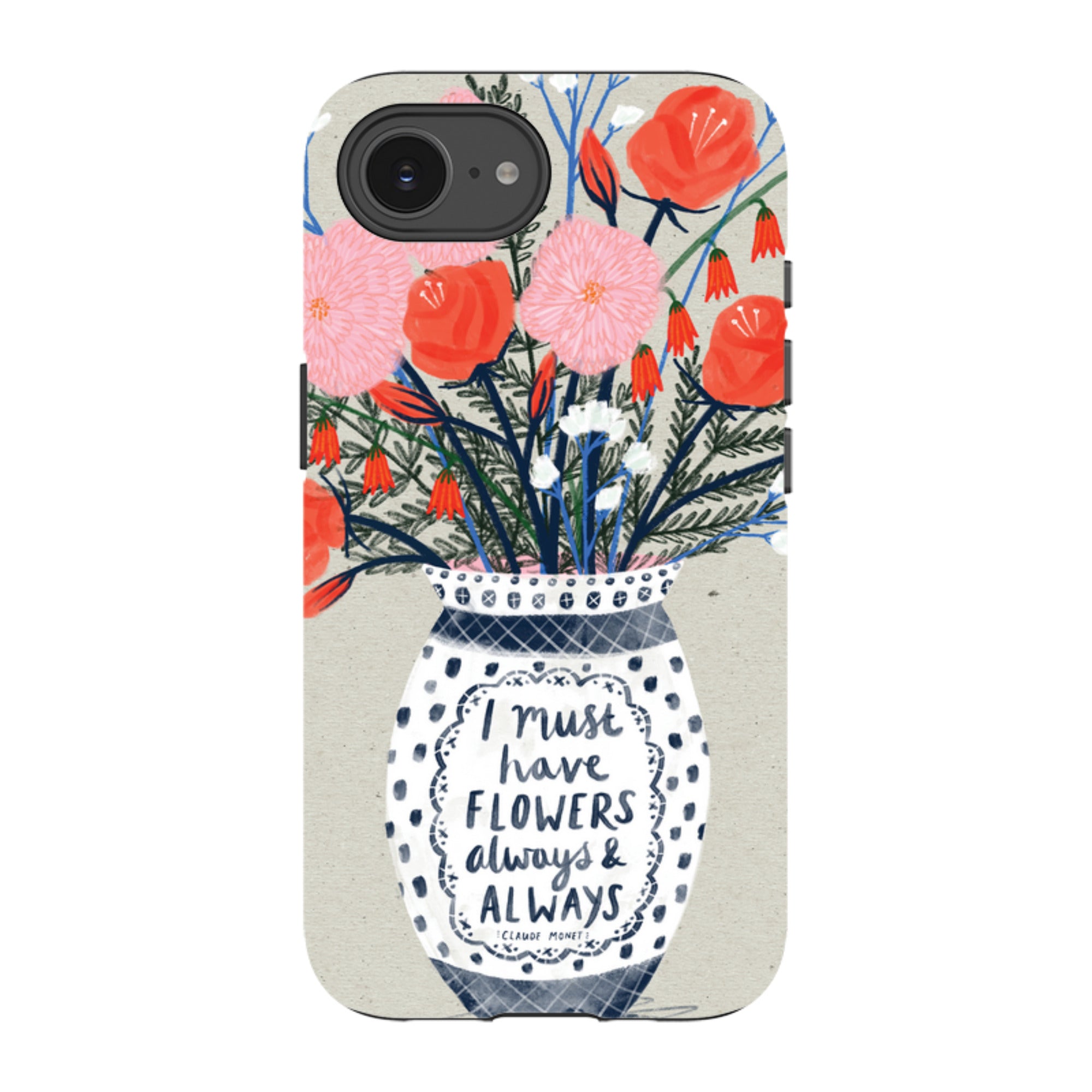 iPhone Tough Case - Flowers Always By Lee Foster Wilson