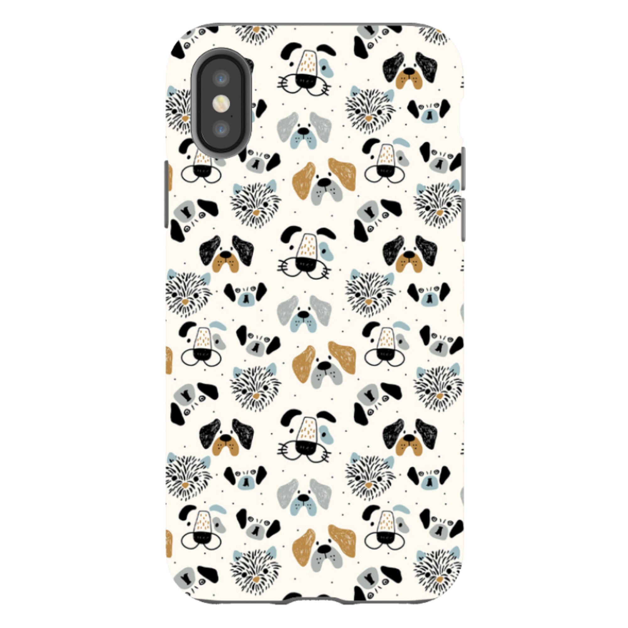 iPhone Tough Case - Dog Pattern Large