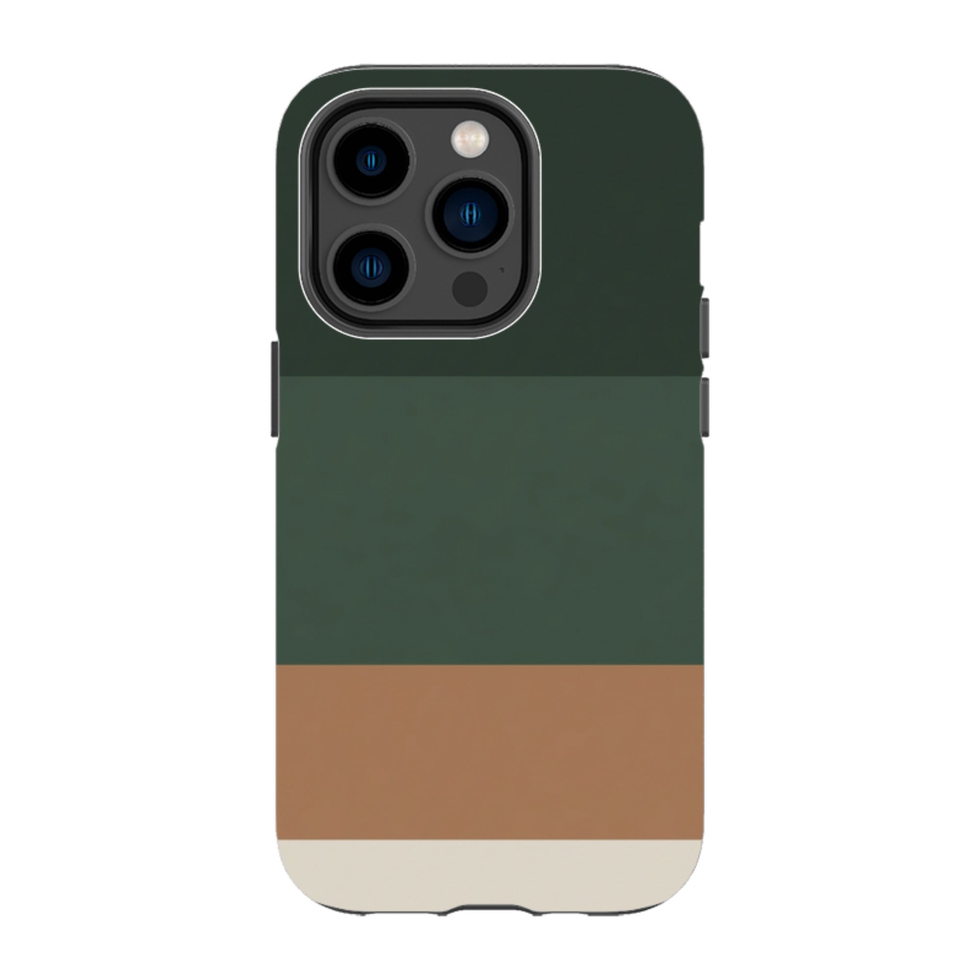 iPhone Tough Case - Terracotta and Green Gradient
