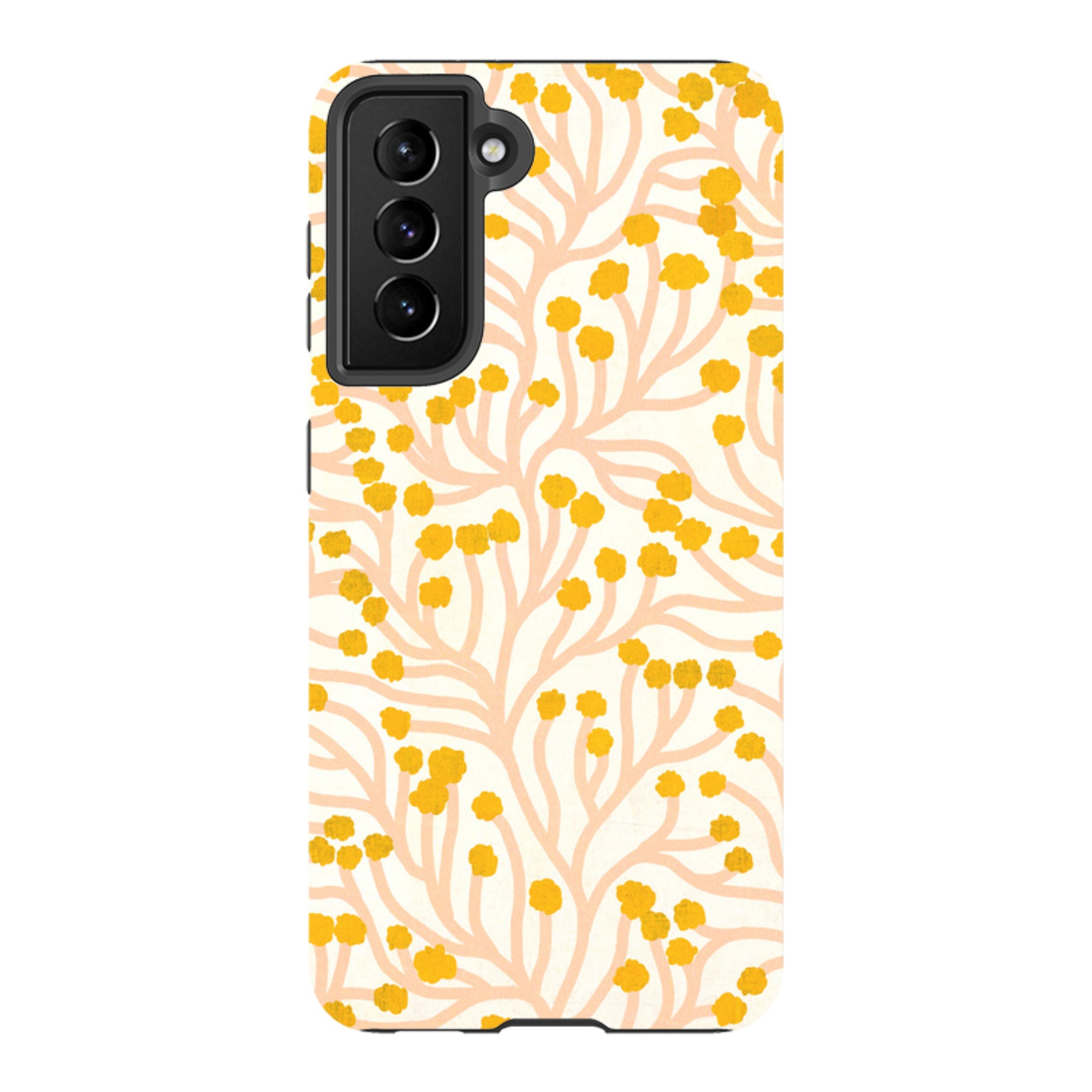 Samsung Tough Case - Vine Pink and Ochre By Katherine Quinn