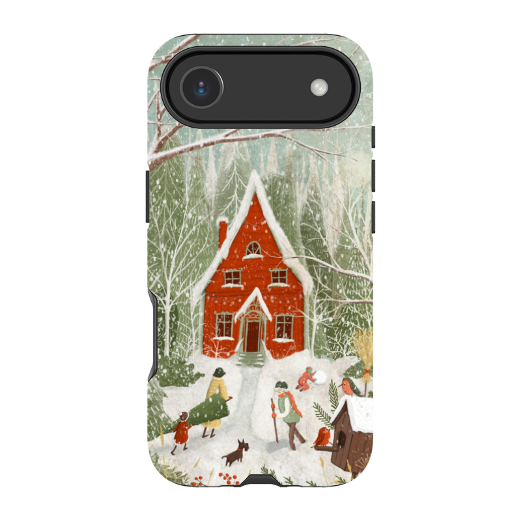iPhone Tough Case -Christmas Garden Day By Maja Lindberg