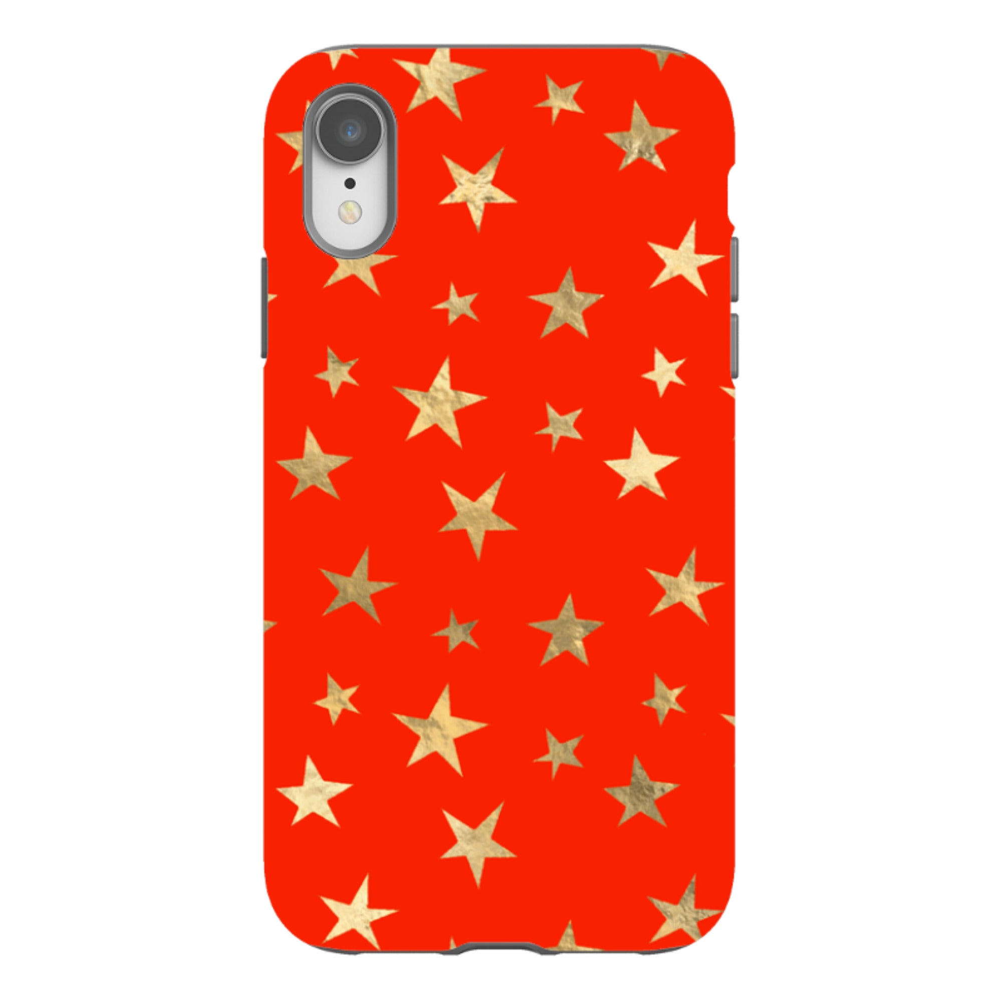 iPhone Tough Case - Red and Gold Stars