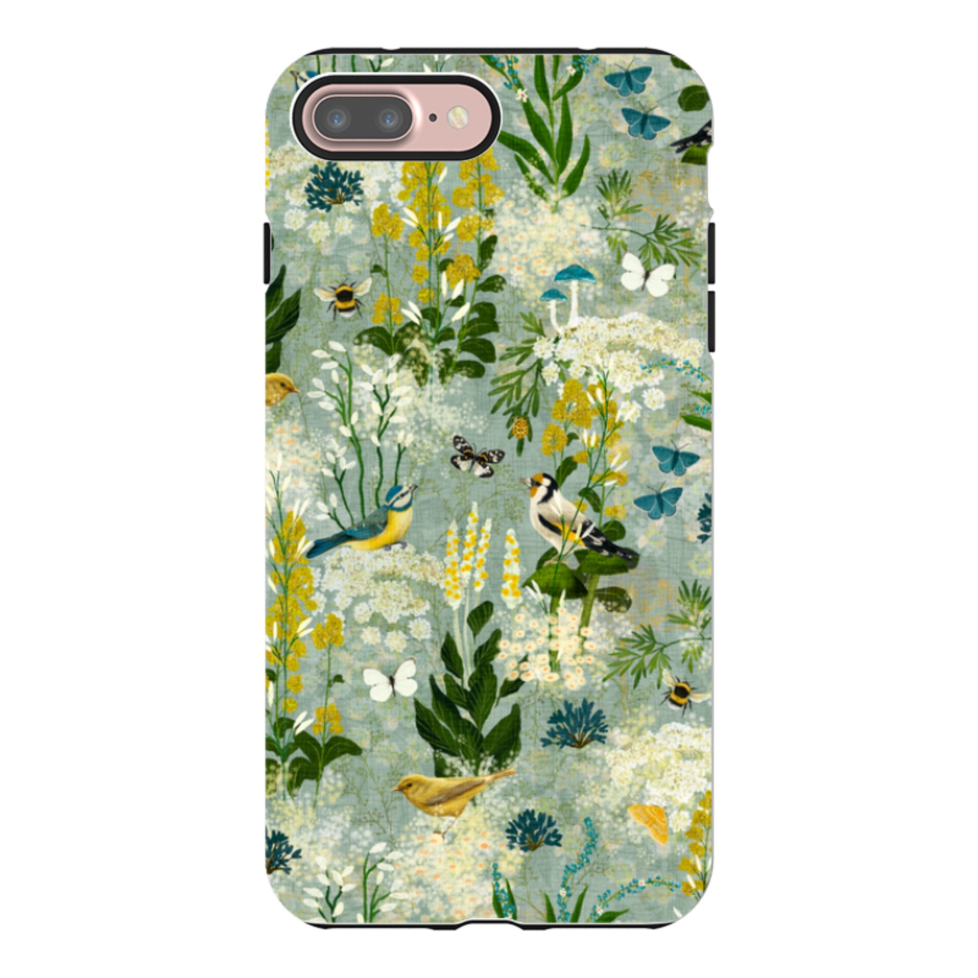 iPhone Tough Case - Song Bird Garden By Katherine Quinn