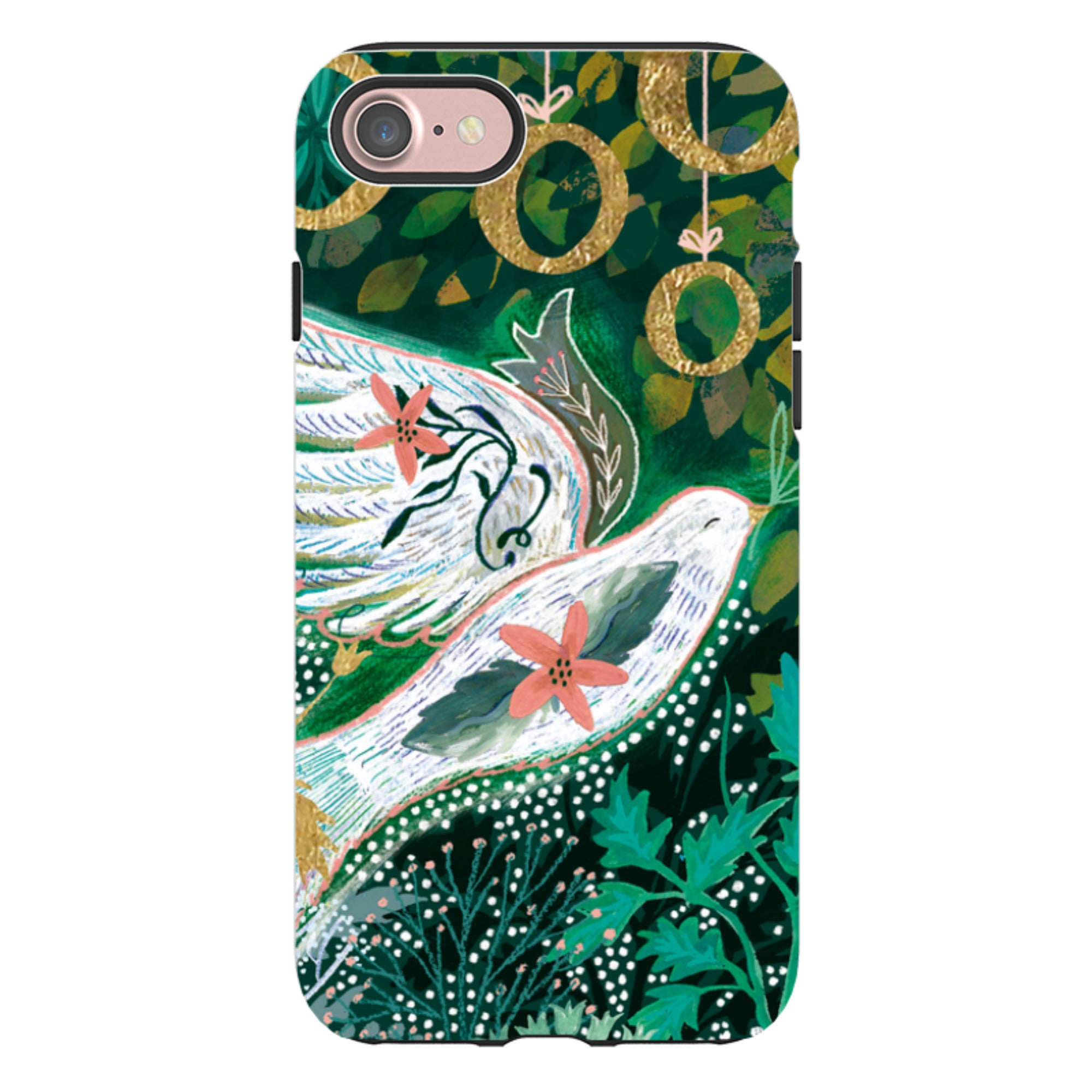 iPhone Tough Case - Gold Rings By Emma Frances Grant