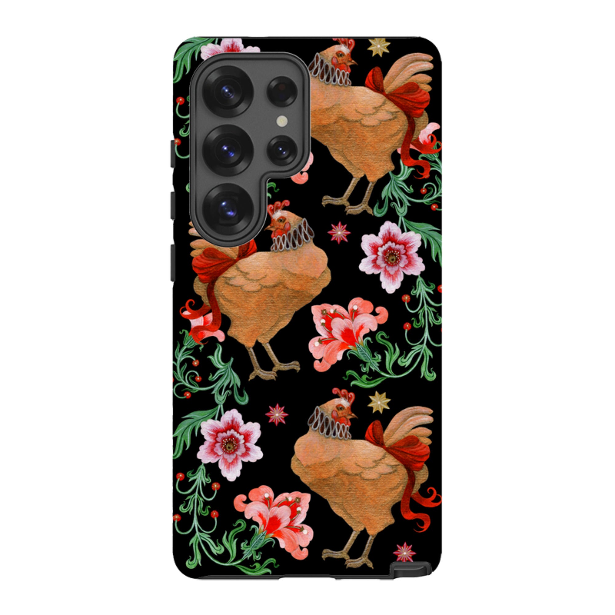 Samsung Tough  Case - Three French Hens By Maria Matos