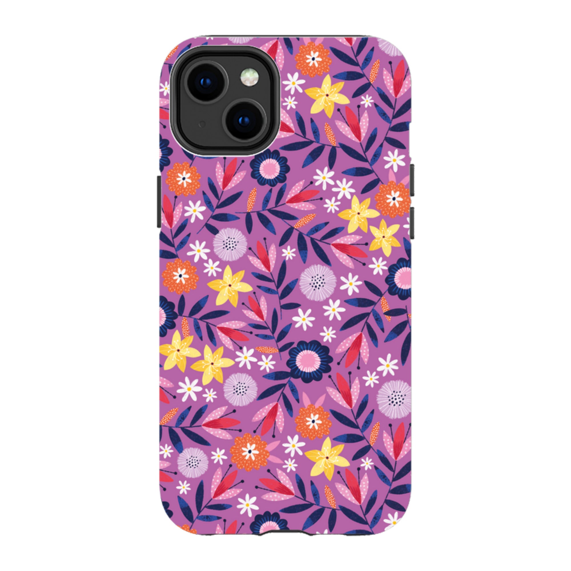 iPhone MagSafe Tough Case -  Scattered Flowers I By Ali Brookes