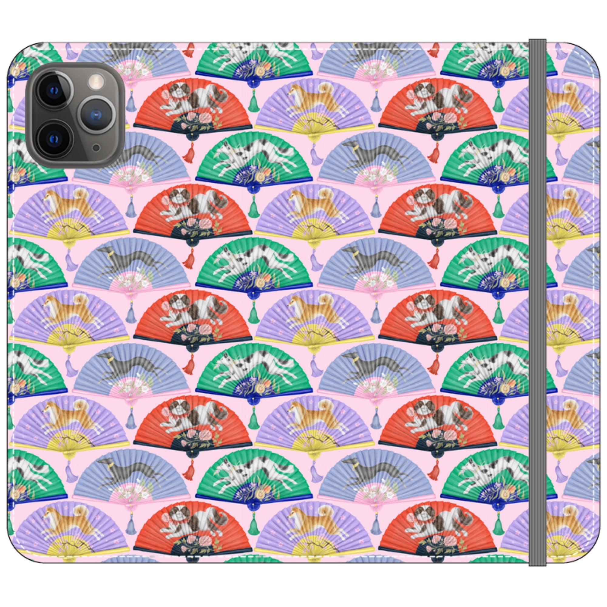 Dog Fan Wallet Case By Catherine Rowe