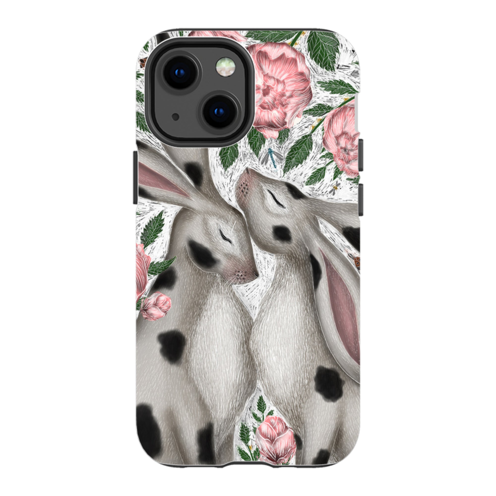 iPhone Tough Case - Hares And Peonies By Catherine Rowe