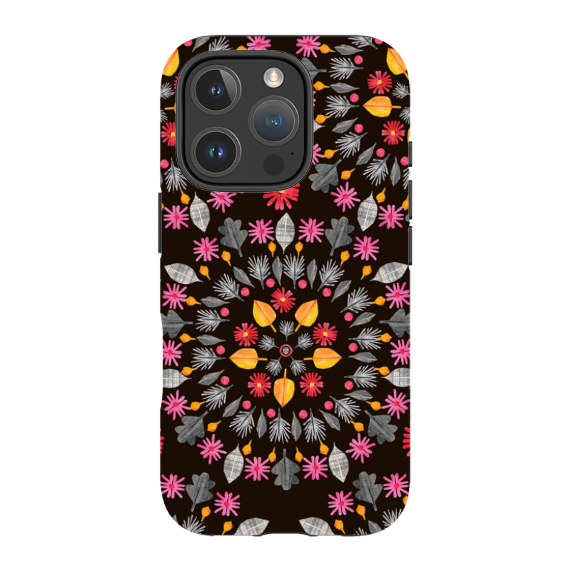 iPhone MagSafe Tough Case - Autumn Mandala By Tracey English