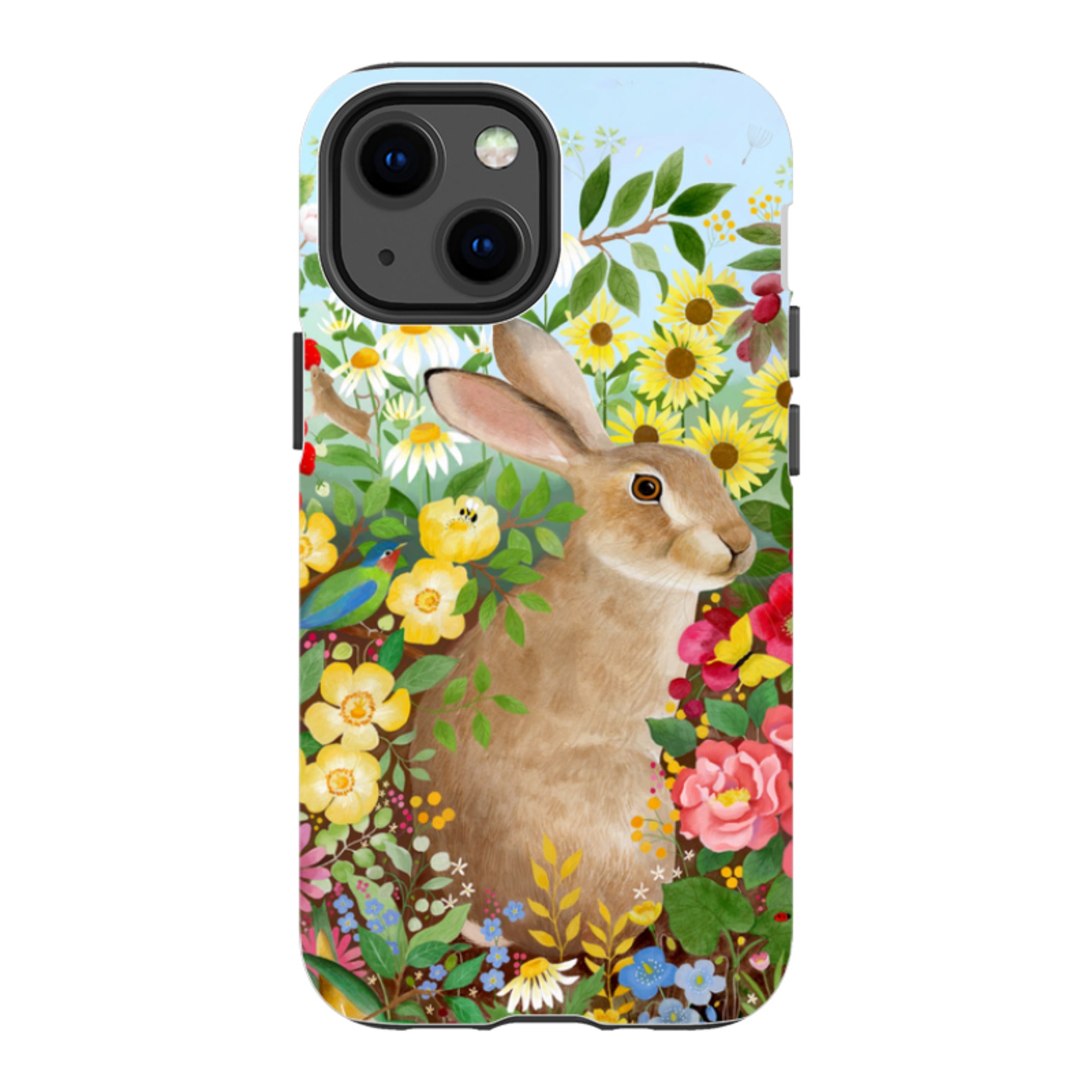 iPhone Tough Case - Rabbit Garden By Bex Parkin