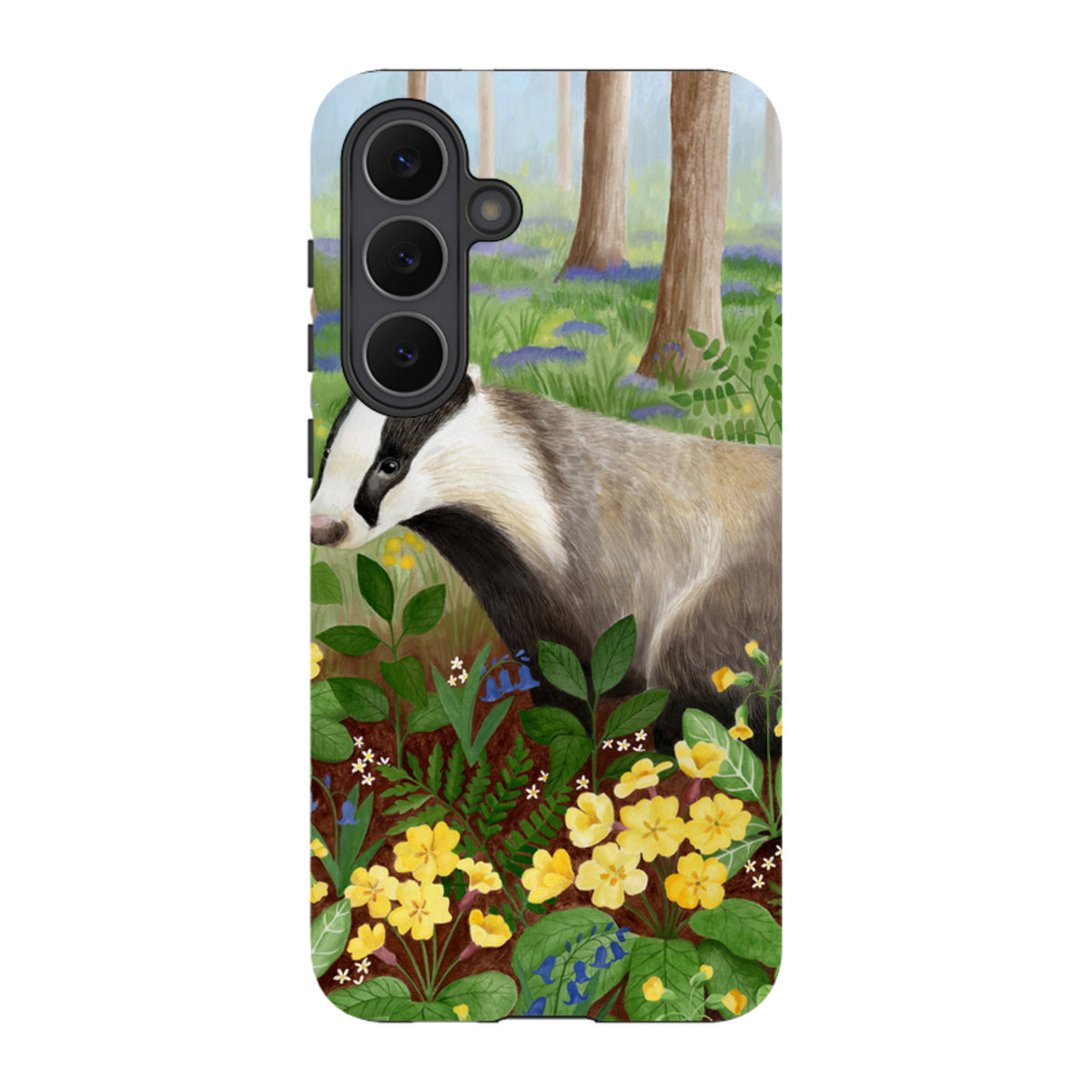 Samsung Tough Case - Bluebell Badger By Bex Parkin