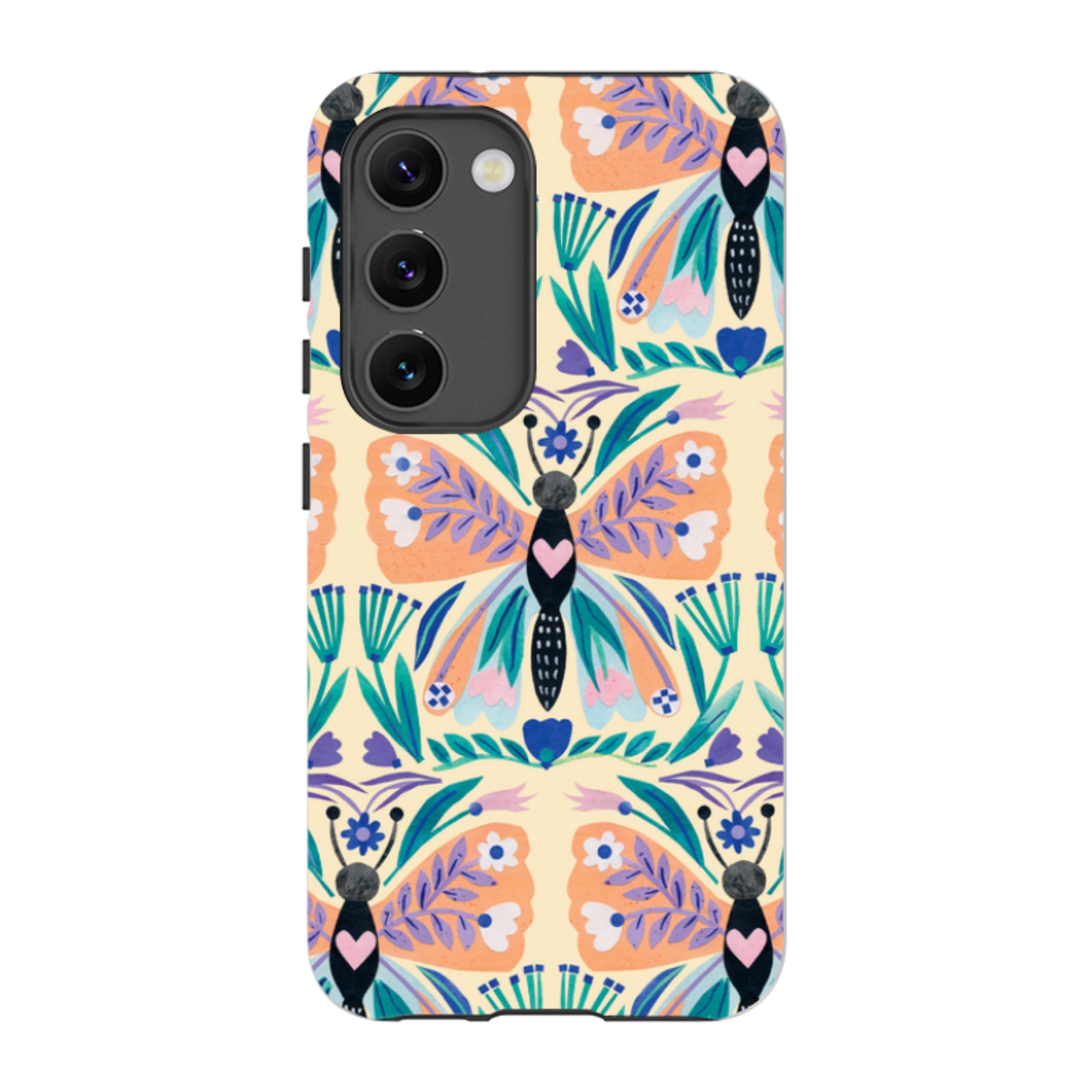 Samsung Tough Case - All Over Butterfly By Tracey English