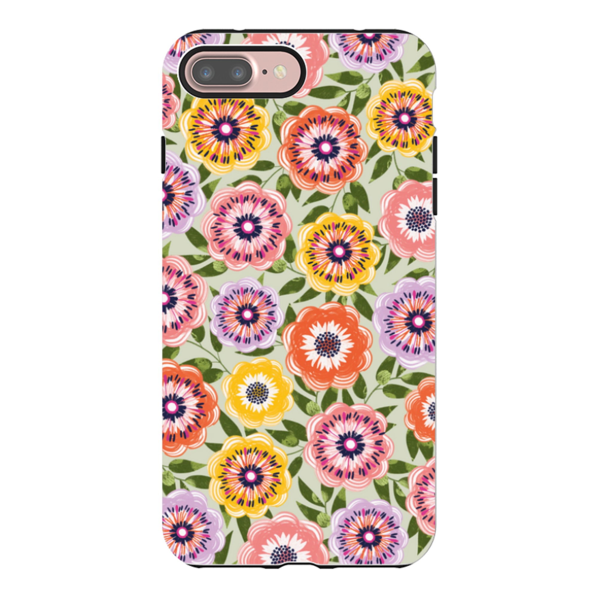 iPhone Tough Case - Bright Blooms II By Ali Brookes